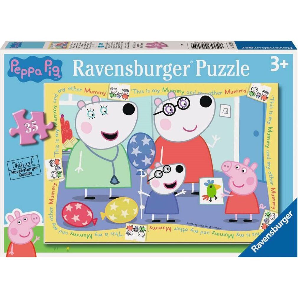 Ravensburger Puzzle RAVENSBURGER Peppa Pig Puzzle 35 Teile, Puzzleteile