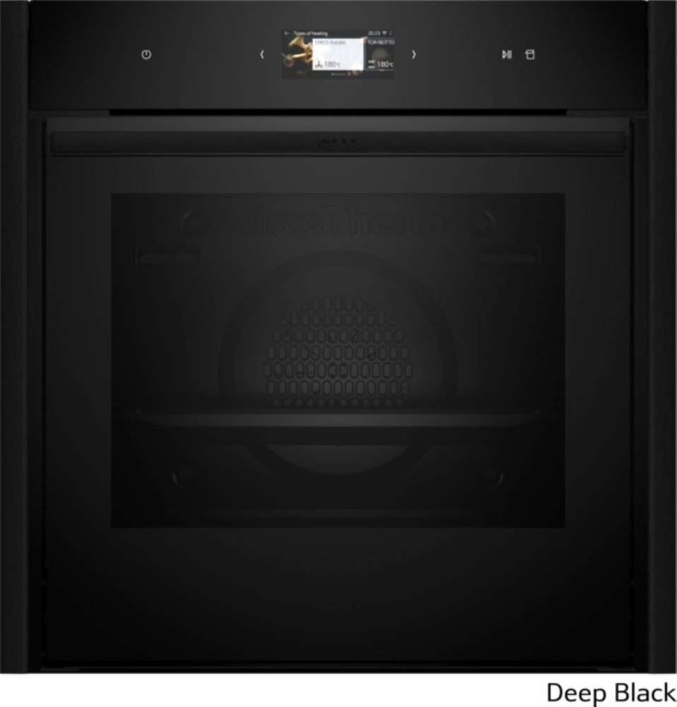 NEFF Einbaubackofen N 90 B69VS3AY0 Einbau-Backofen Dampfunterstützung, 60 x 60 cm, DEEP BLACK