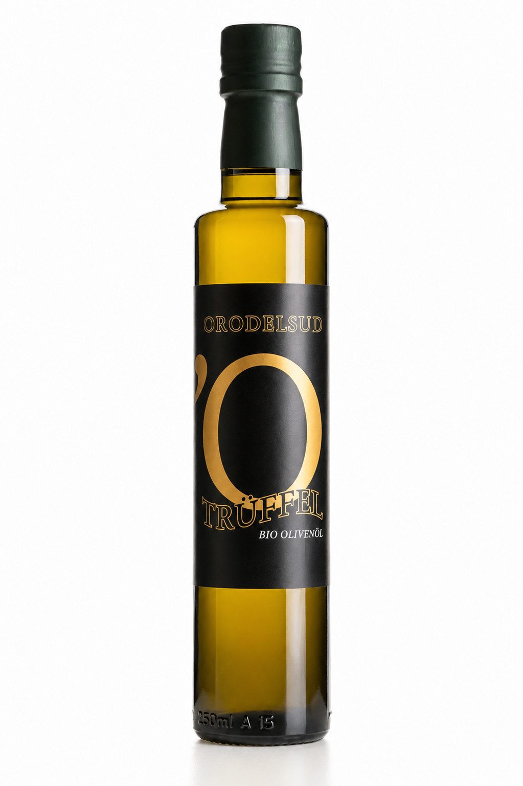 Orodelsud Speiseöl Trüffel-Olivenöl Extra Vergine 250 ml aus Kalabrien, 1 x 230 g, 0,25 l, 250 ml, 1 St. (Einzelartikel, 1 Flasche), Trüffelaroma, Kalabrien, natives Olivenöl extra