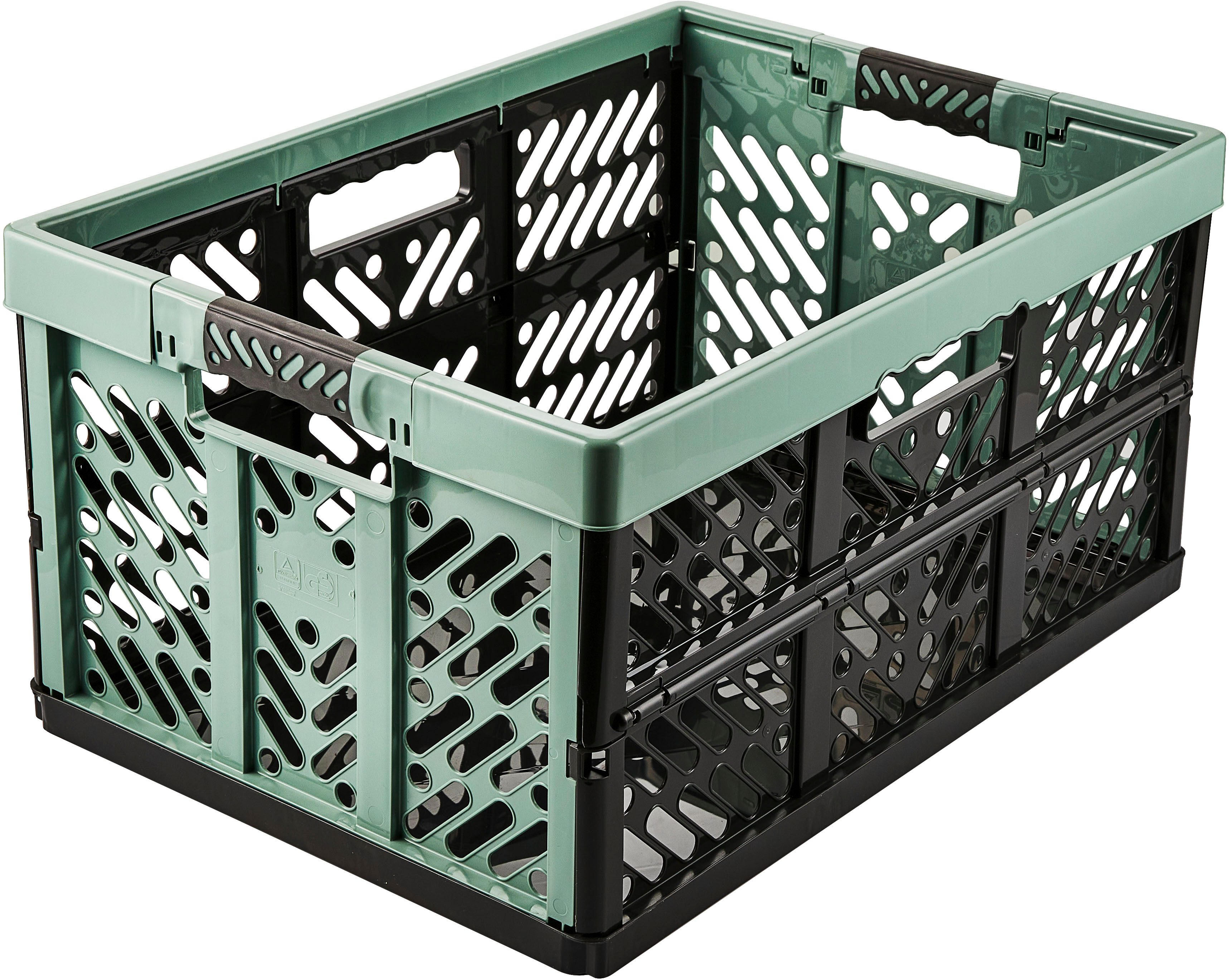 keeeper Klappbox ben, Profi-Klappbox mit Soft-Touch-Griffen, 54 x 37 x 28 cm, 45 l, Soft-Touch-Griffe, zusammenklappbar