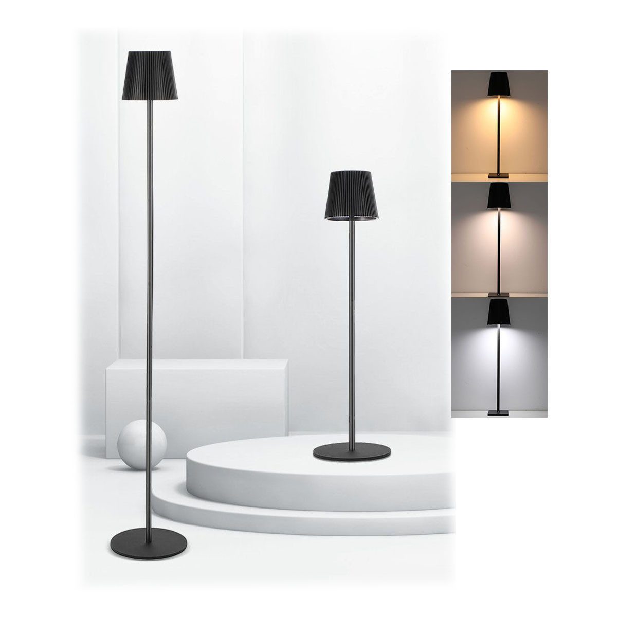 oyajia LED Tischleuchte Kabellose LED Tischlampe, günstig online kaufen