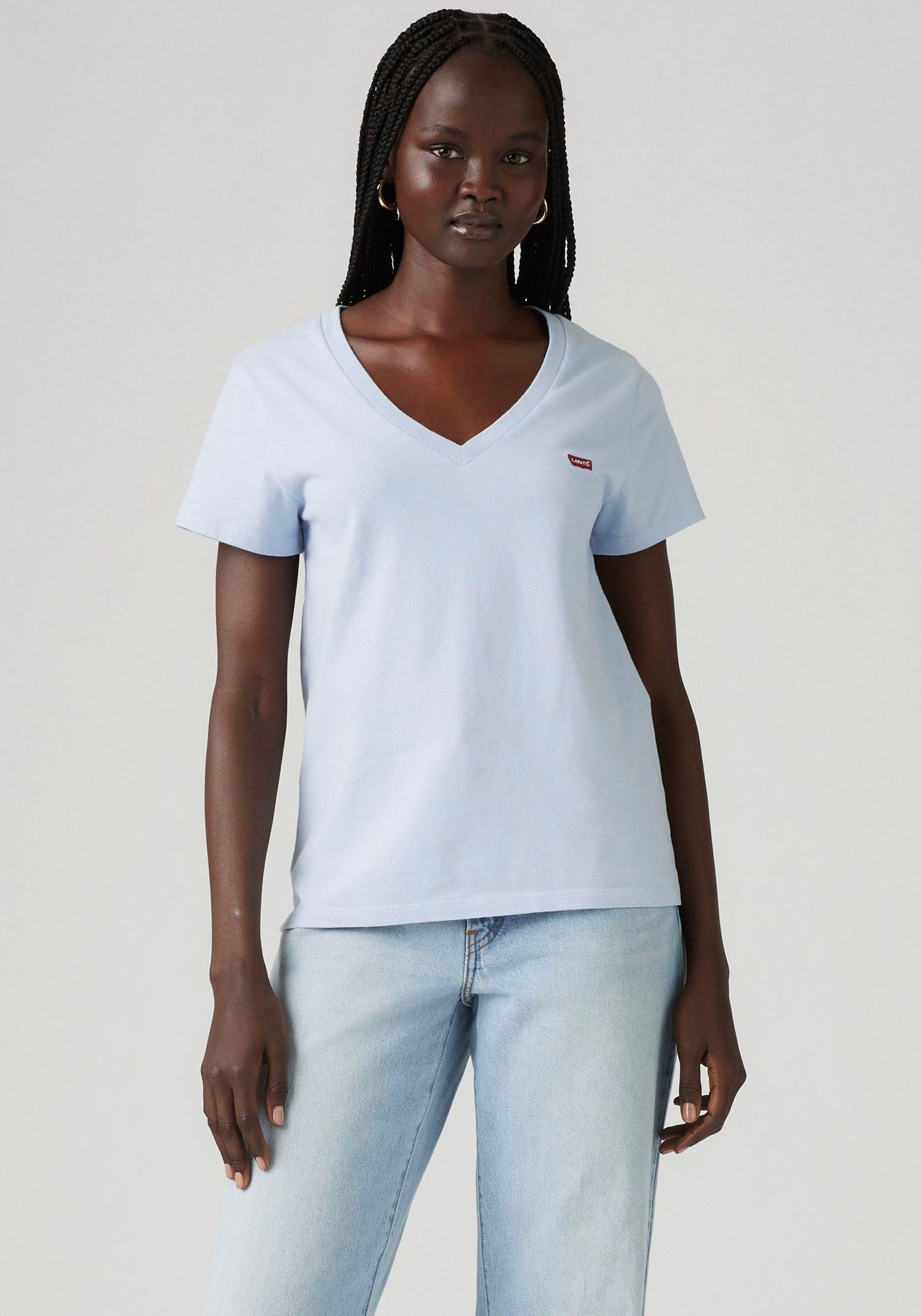 Levi's® V-Shirt Perfect Tee mit kleinem günstig online kaufen