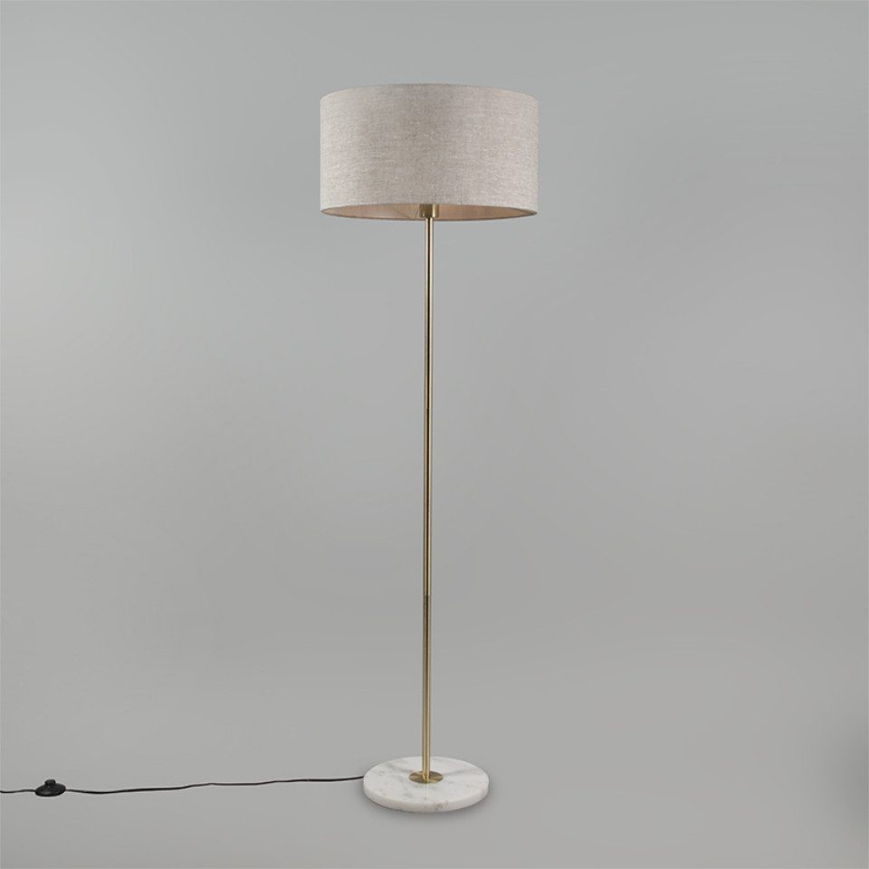 Qazqa Stehlampe Kaso, ohne Leuchtmittel, E27, günstig online kaufen