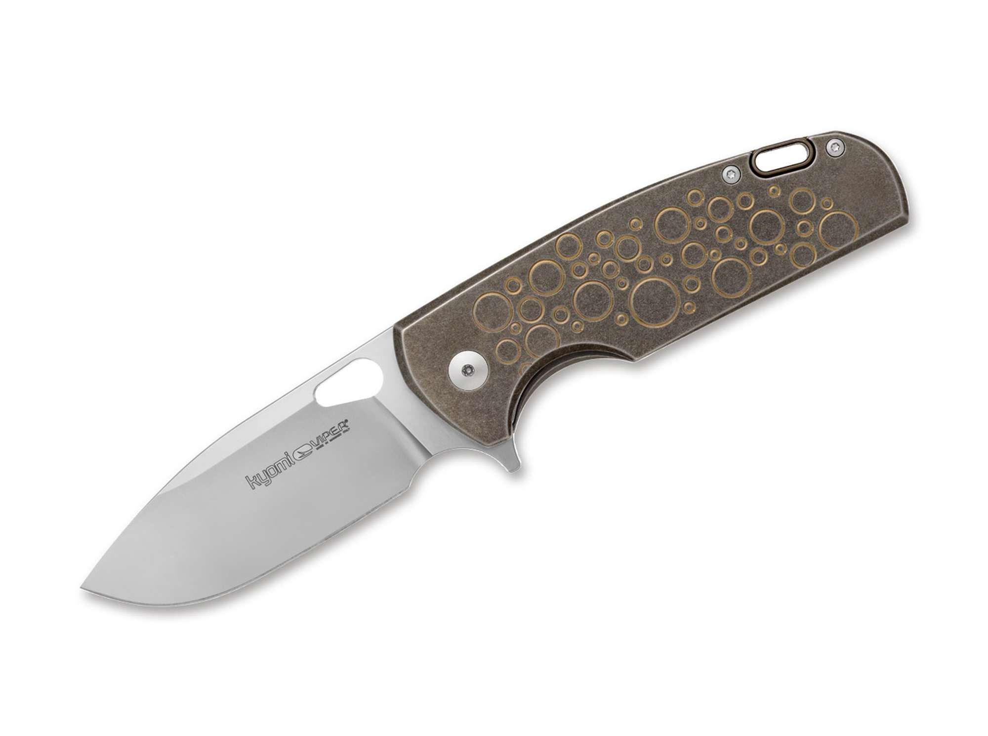 Viper Taschenmesser Taschenmesser Kyomi Titanium Bubbles Bronze Ltd. Edition