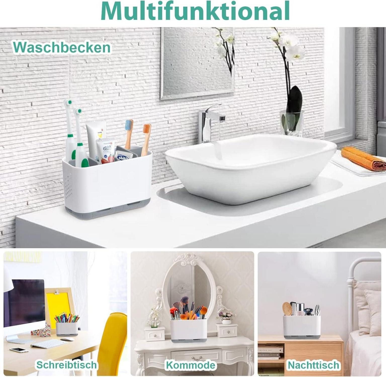 LuxusKollektion Badaccessoire-Set Zahnbürstenhalter Organizer Elektrische Z günstig online kaufen