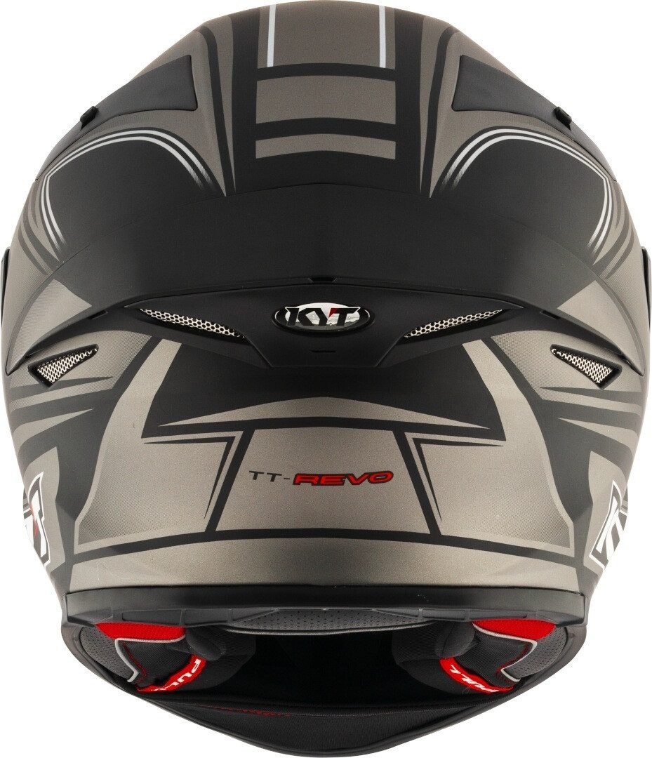 KYT Motorradhelm TT-Revo Tourist Helm, Pinlock, Ratschenverschluss, Spoiler, ECE 22.06