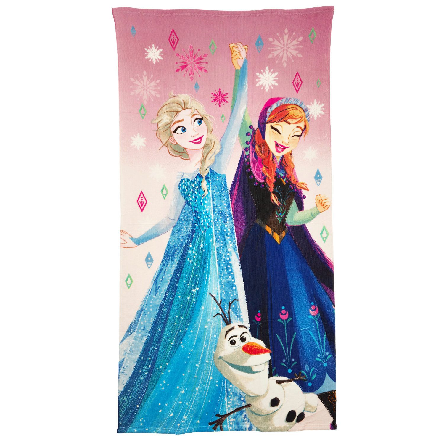 Disney Strandtuch Disney Die Eiskönigin Anna Elsa Olaf Strandtuch Handtuch Badetuch, 70 x 140 cm