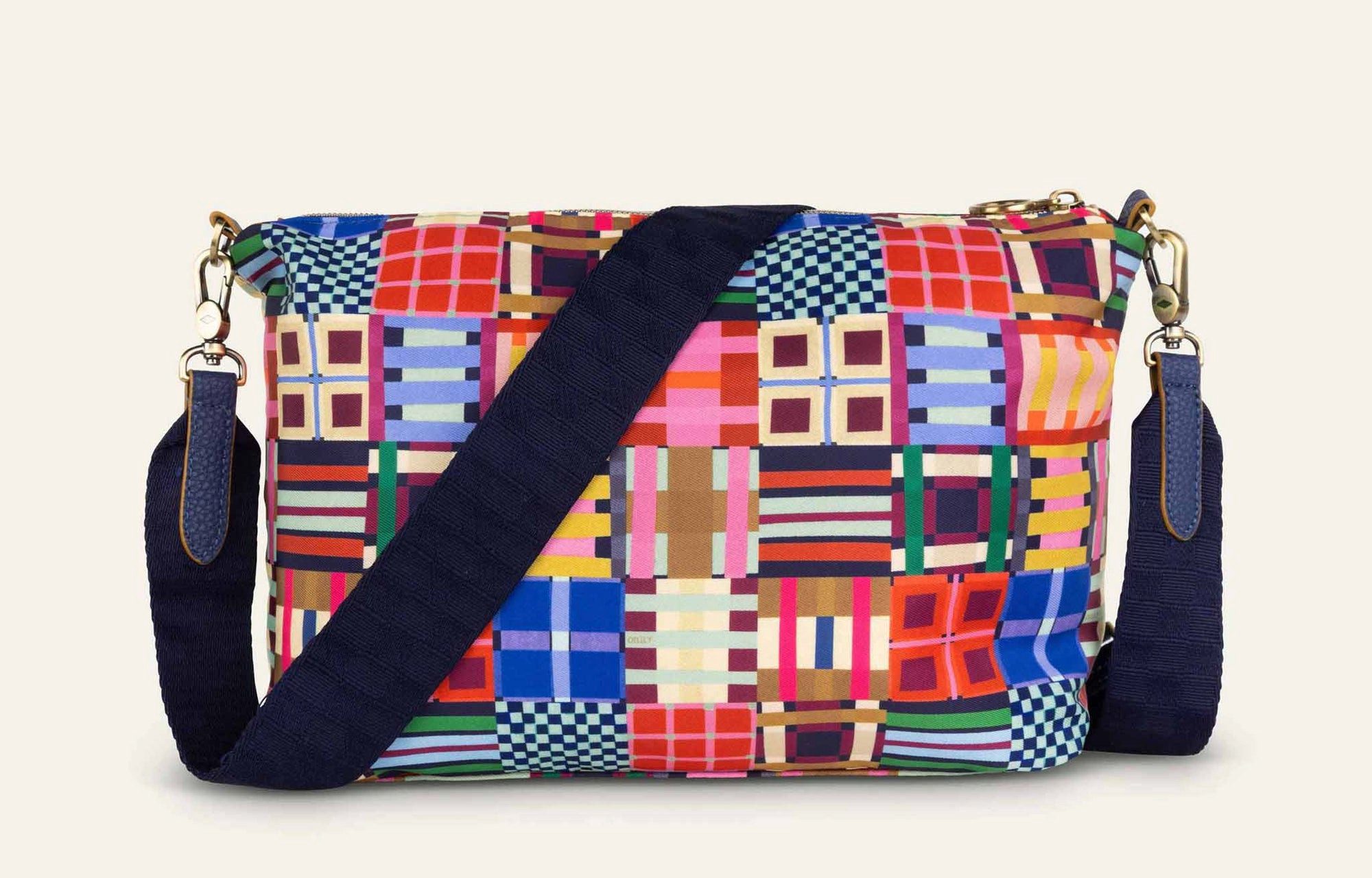 Oilily Umhängetasche Milly Cross Body Wedgewood Tartan Tape