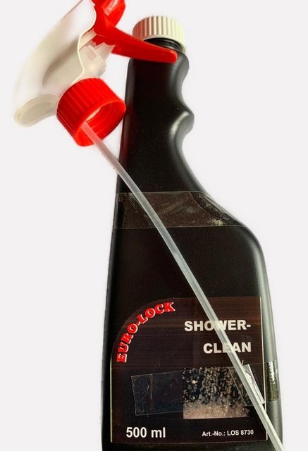 EURO-LOCK Duschkabinenreiniger – Euro-Lock LOS Shower Clean 500ml Handsprayer Badreiniger (1-St)