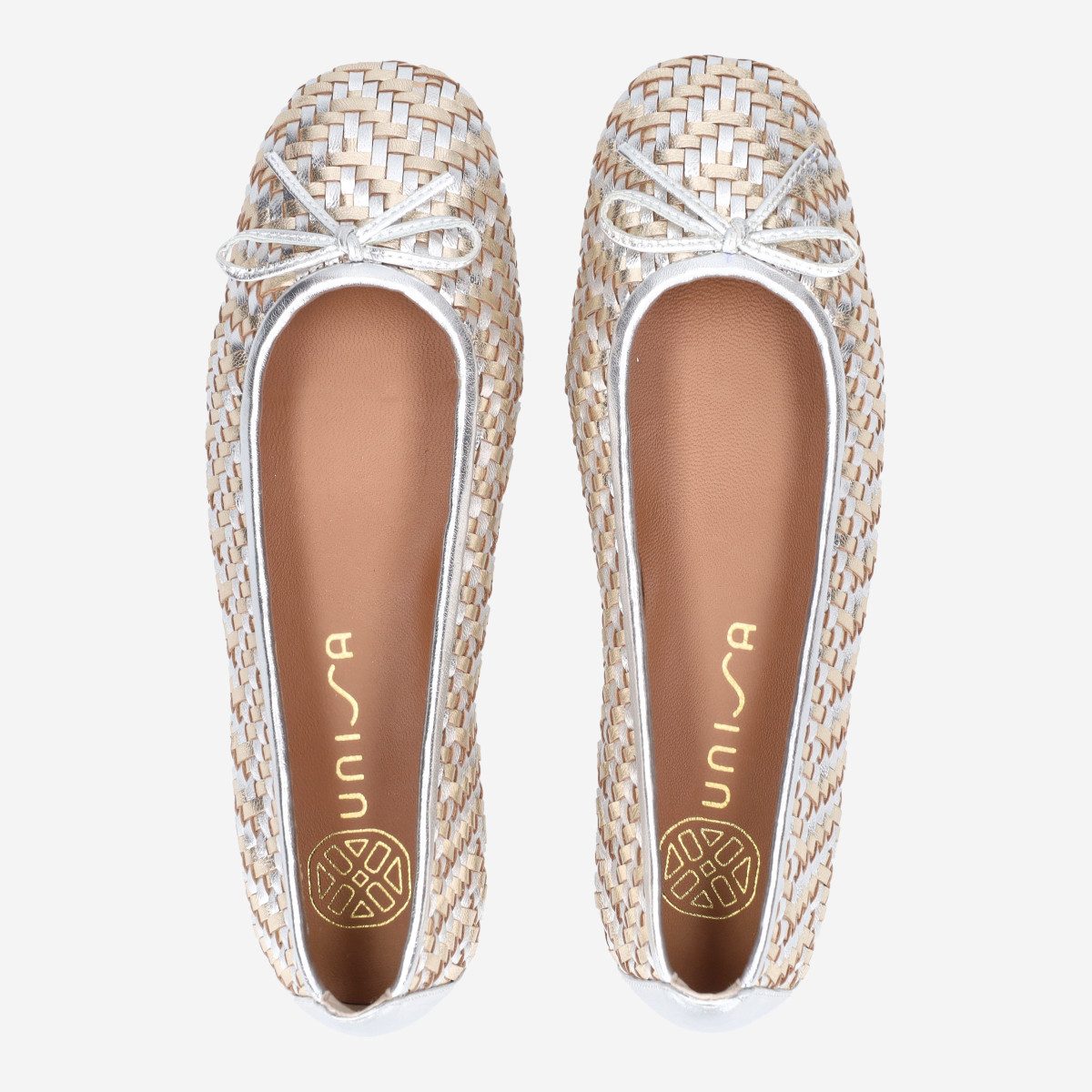 Unisa Unisa BIENZA_SHF PLATI/SILV, Ballerina, Silber, Damen Ballerina