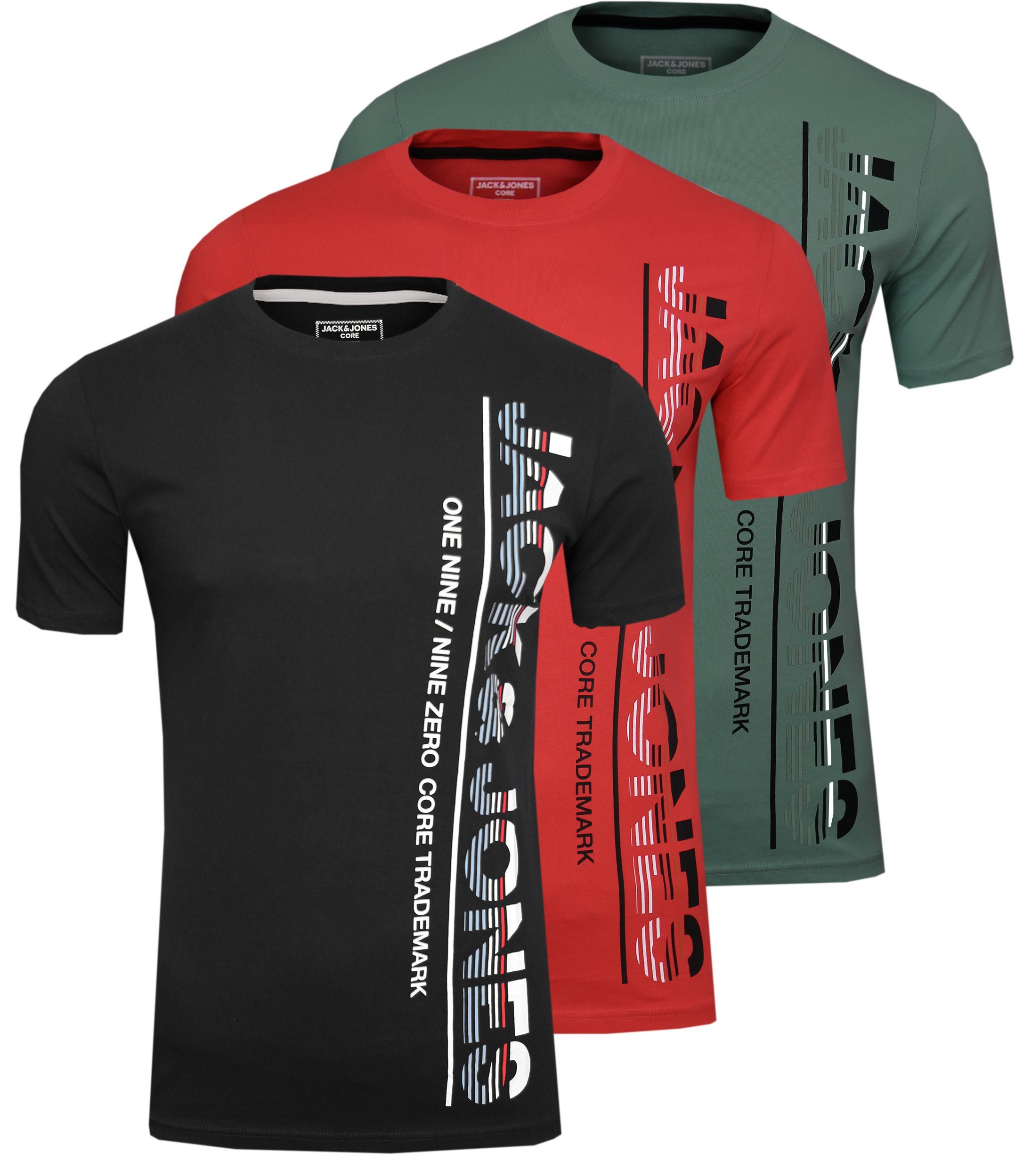 Jack Jones T-Shirt, Es hat eine Standard-Passform und einen