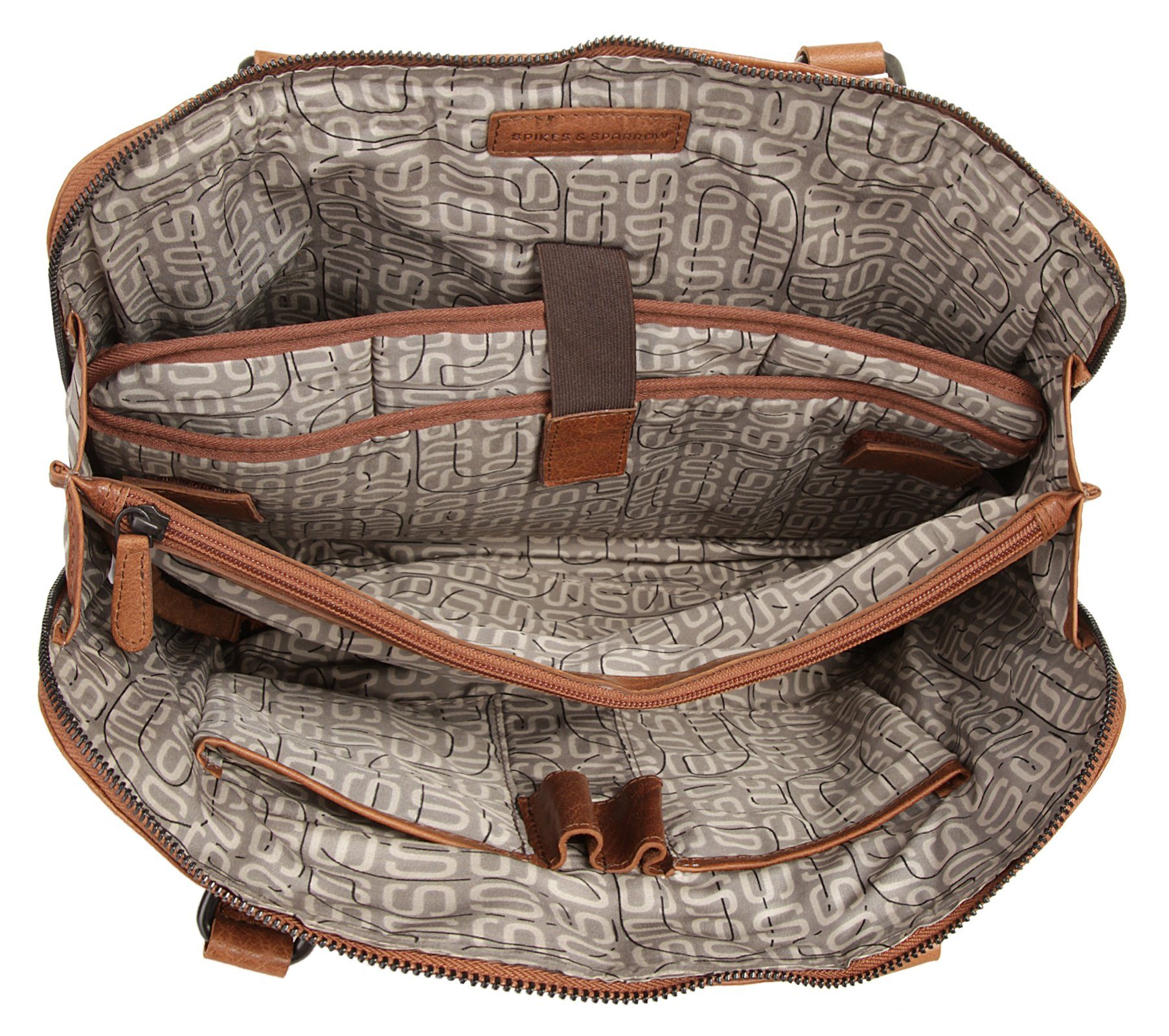 Spikes & Sparrow Shopper, echt Leder