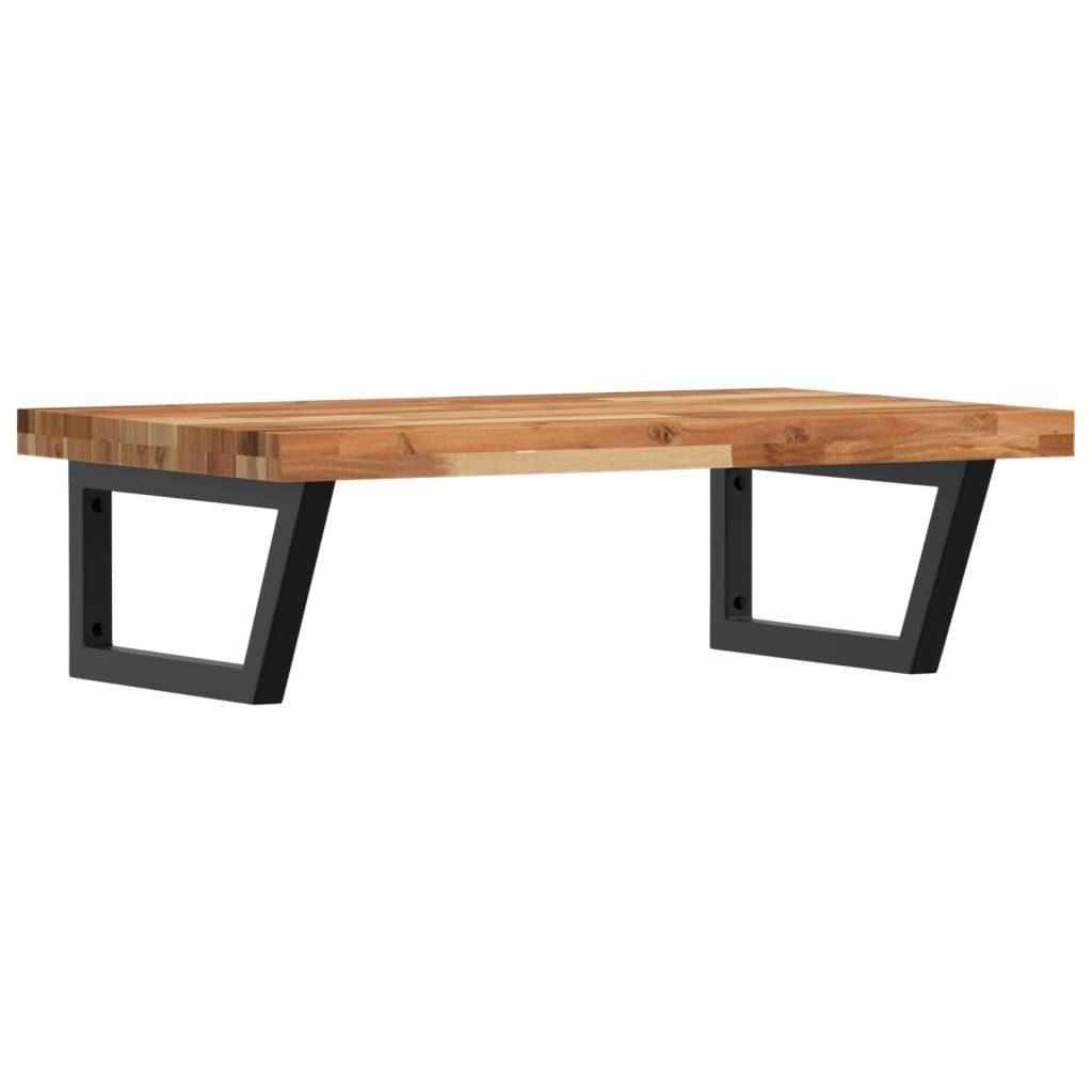 vidaXL Badezimmerspiegelschrank Waschbeckenregal Wandmontage Stahl und nholz (1-St)