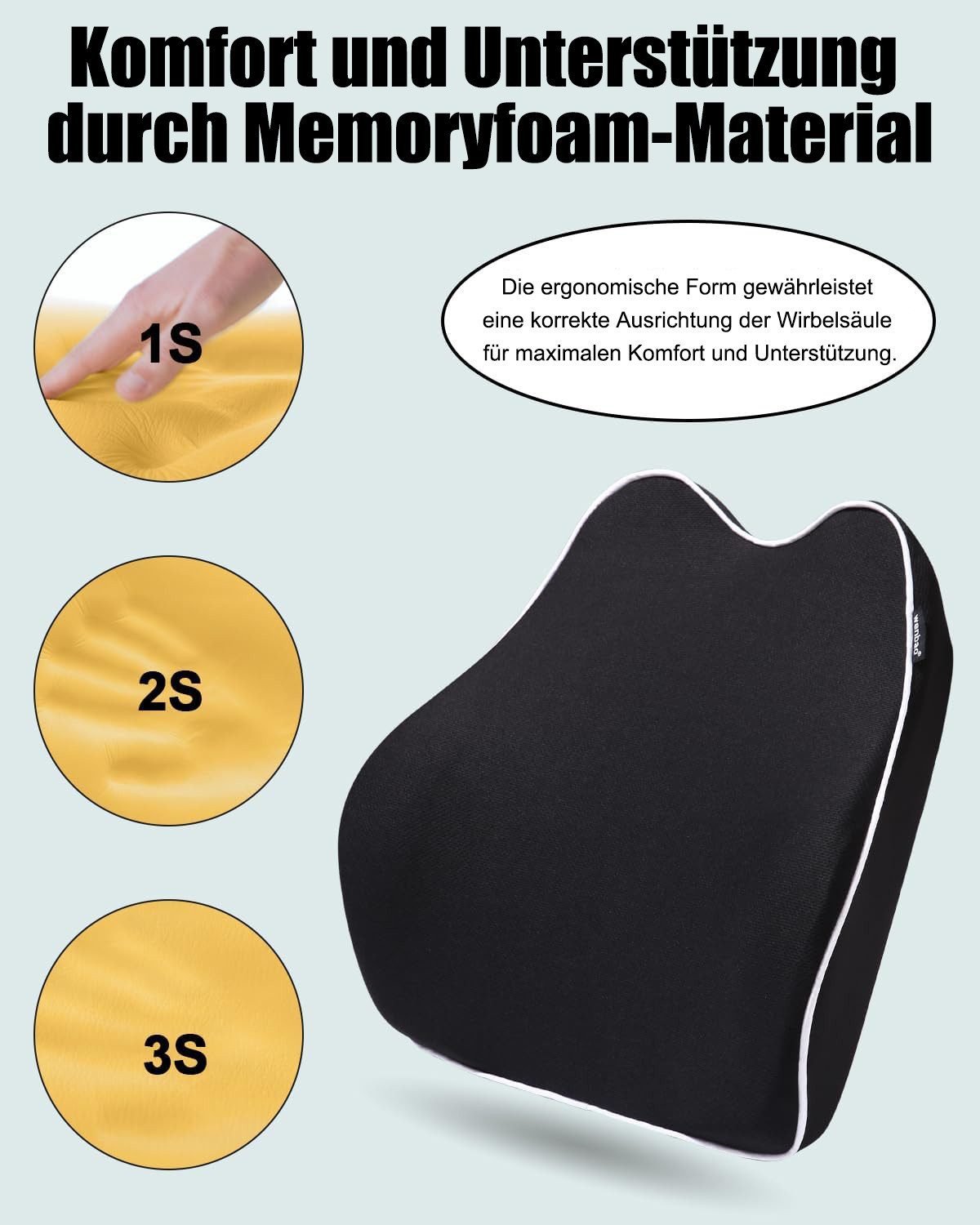 SinLaw Sitzkissen Auto-Kissen, Memory Foam Lendenkissen,Orthopädisches Sitz günstig online kaufen