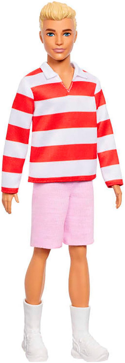 Barbie Anziehpuppe Fashionista Ken-Puppe - Red and White Strip günstig online kaufen