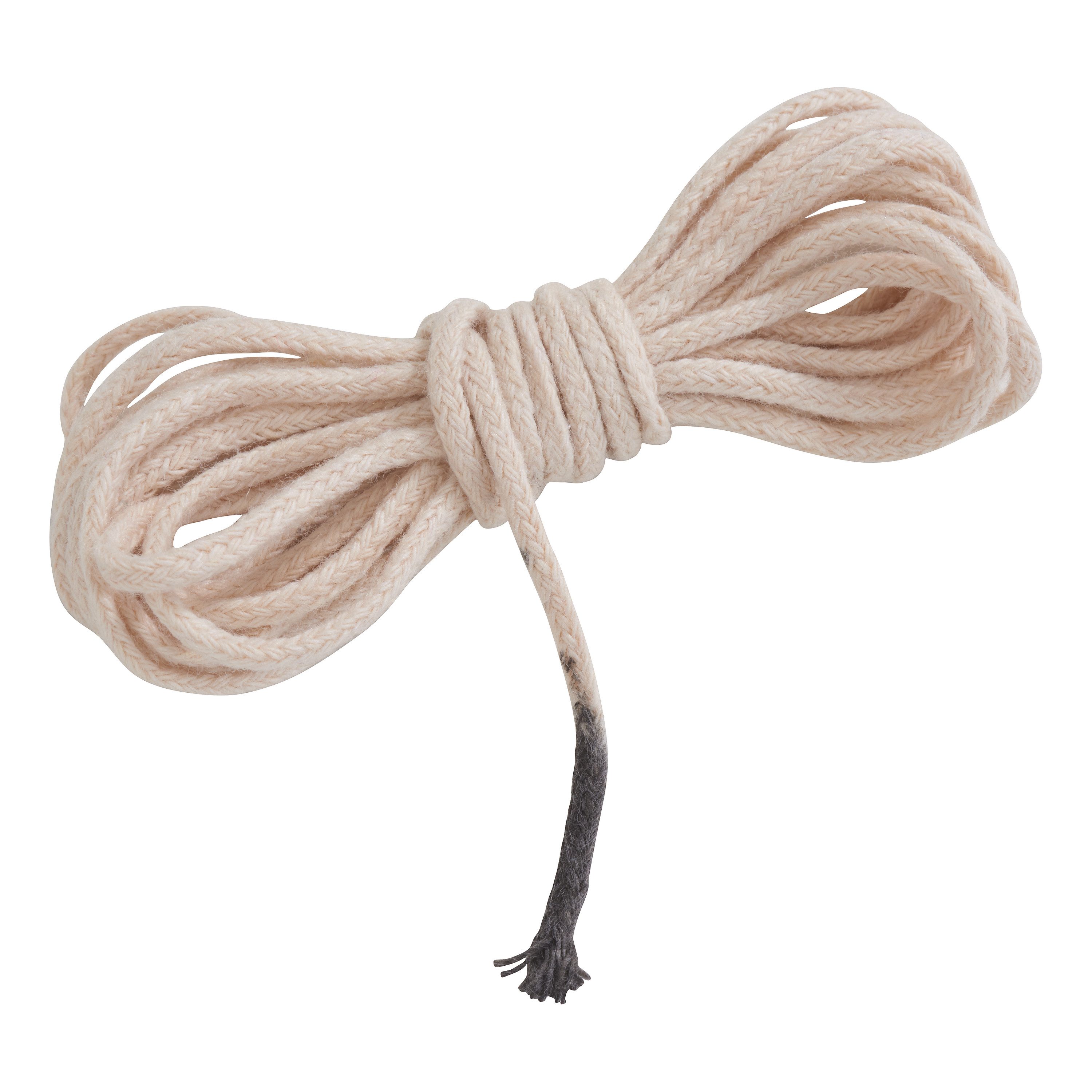 MEYCO Hobby Stumpenkerze Flachdochte, 2 m