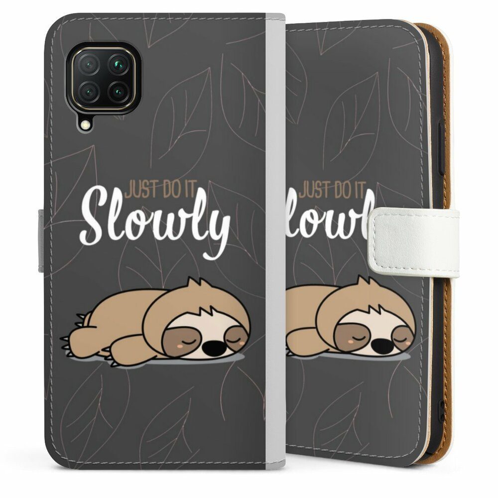 DeinDesign Handyhülle »lazy sunday Sprüche Faultier Just Do It Slowly