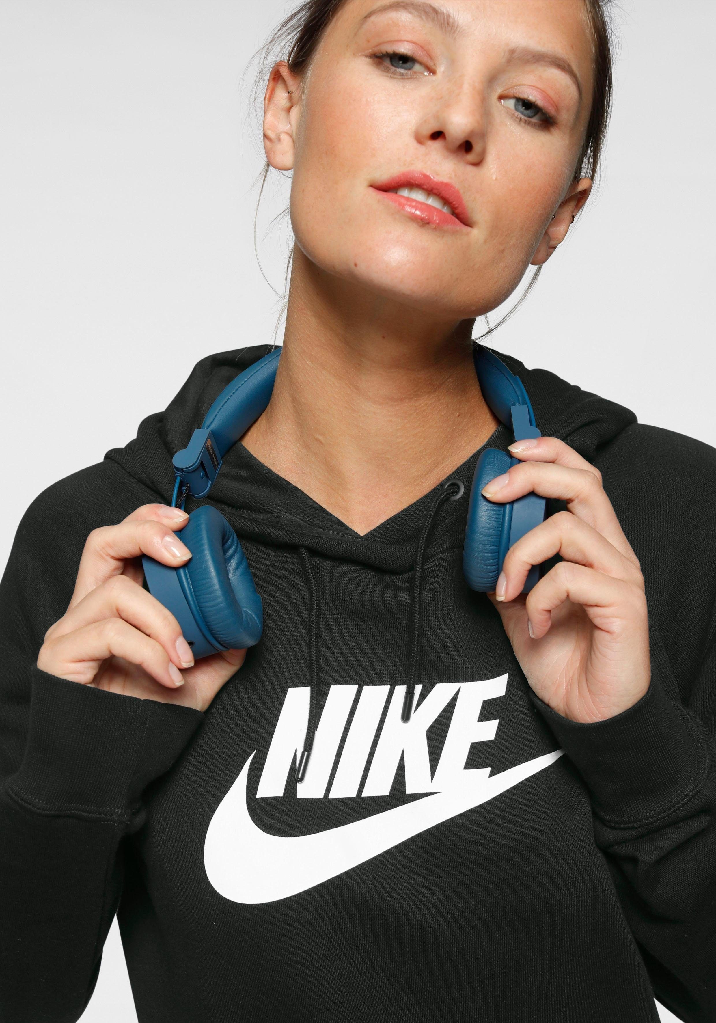 Kapuzensweatshirt WOMENS schwarz PULLOVER Nike ESSENTIAL Sportswear FLEECE HOODIE