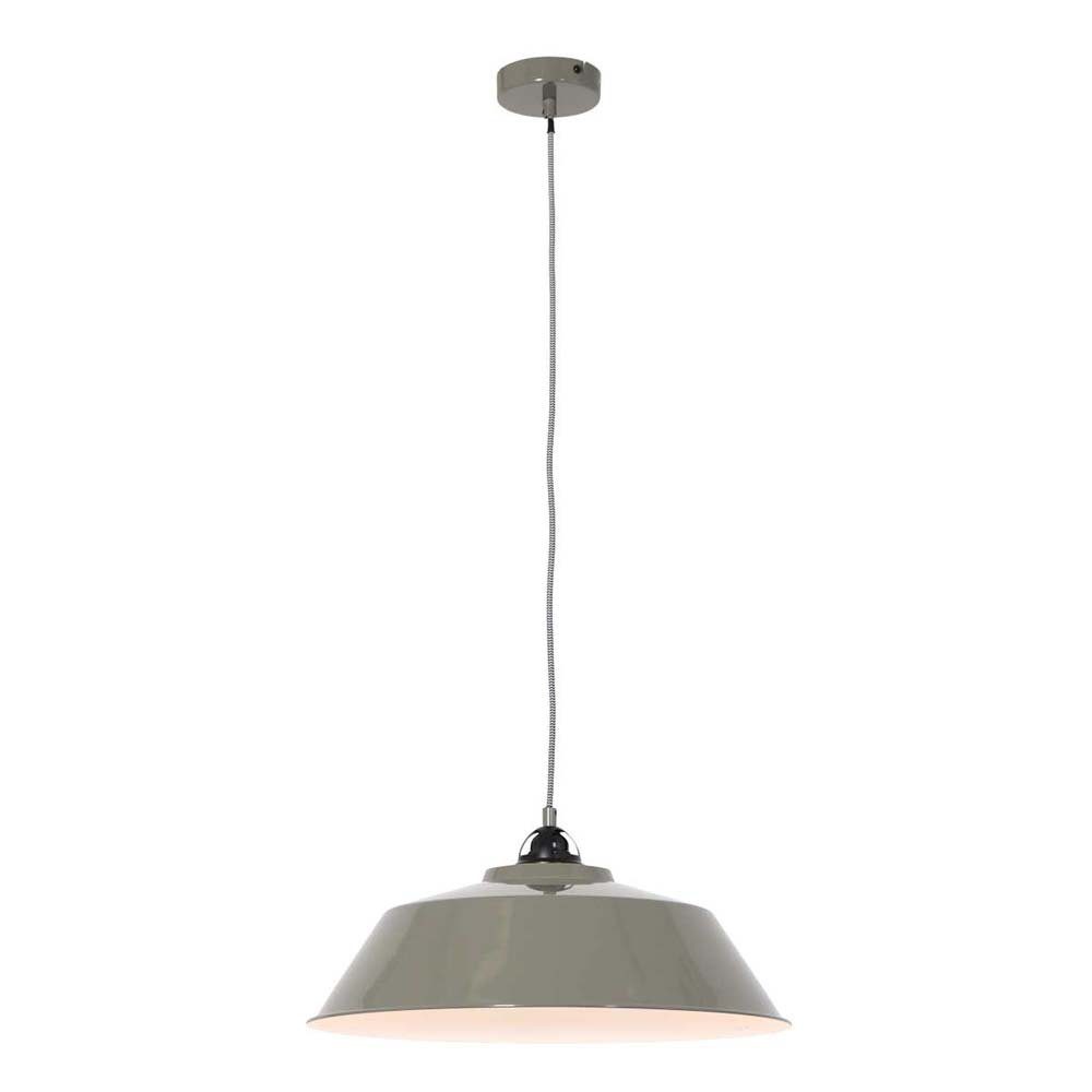 Steinhauer LIGHTING Pendelleuchte, Leuchtmittel nicht inklusive, Pendelleuchte Deckenlampe Hängeleuchte Esszimmerlampe Metall Grün D 42