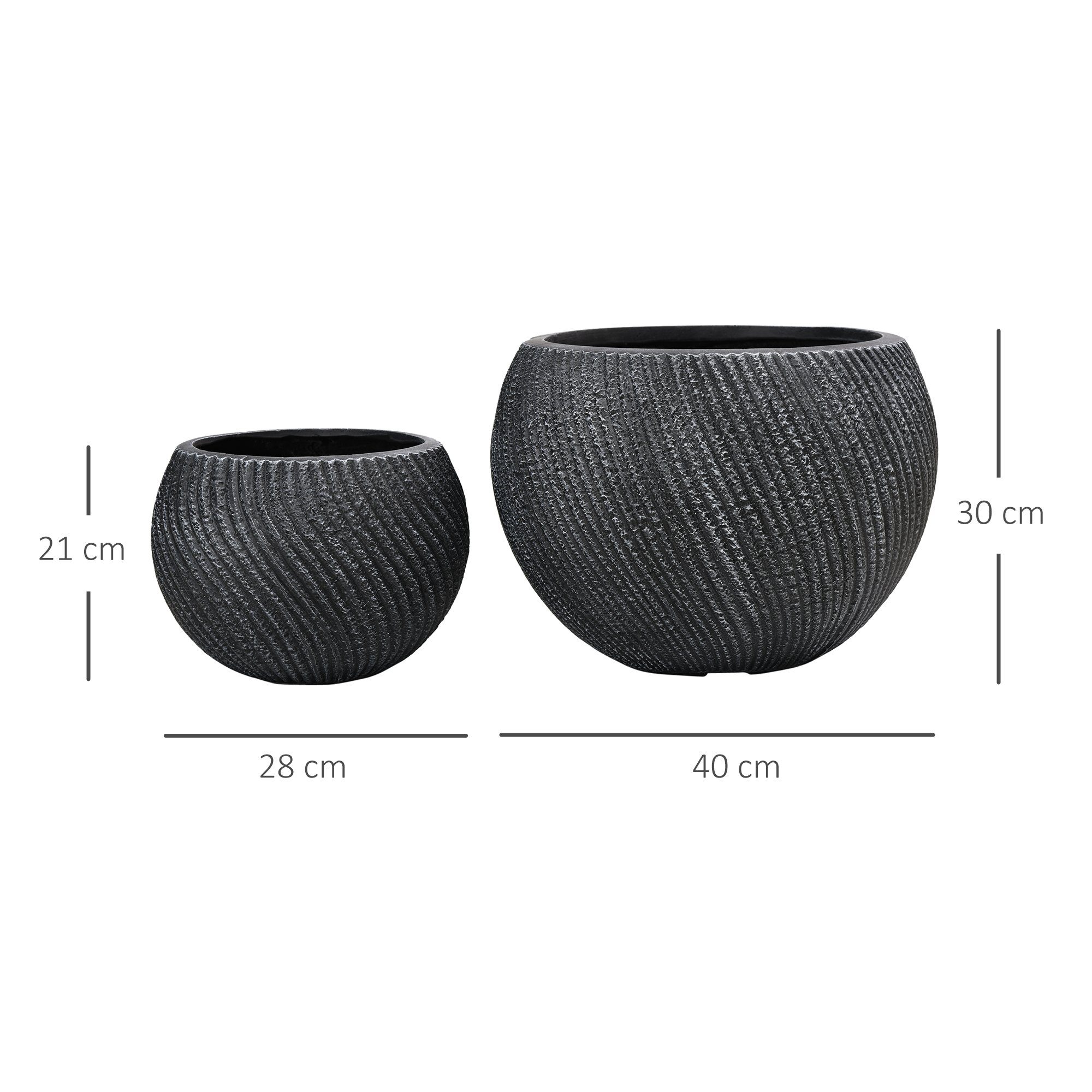 BIRDROCK HOME Outdoor-Fackeln – 4er Set, Schwarz, Wetterbeständig, Mit Citronella-Öl Kompatibel, Für Terrasse & Garten