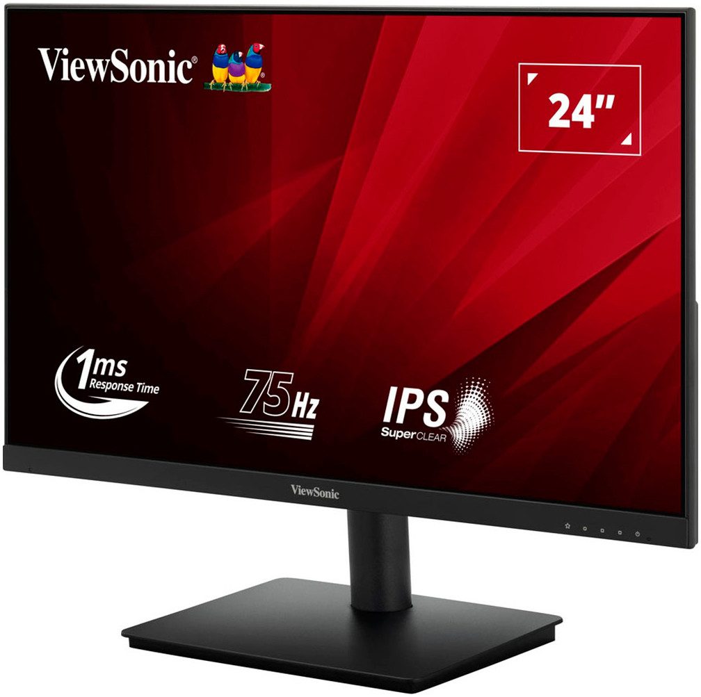 Viewsonic VS19971(VA240-H-2) LED-Monitor (61 cm/24 ", 1920 x 1080 px, Full HD, 1 ms Reaktionszeit, 75 Hz, SuperClear® IPS)