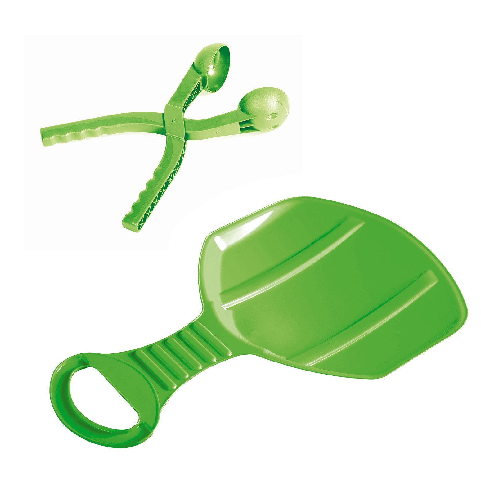 Schneerutscher Schneerutscher Poporutscher + Schneeballzange Winter Kinder SET
