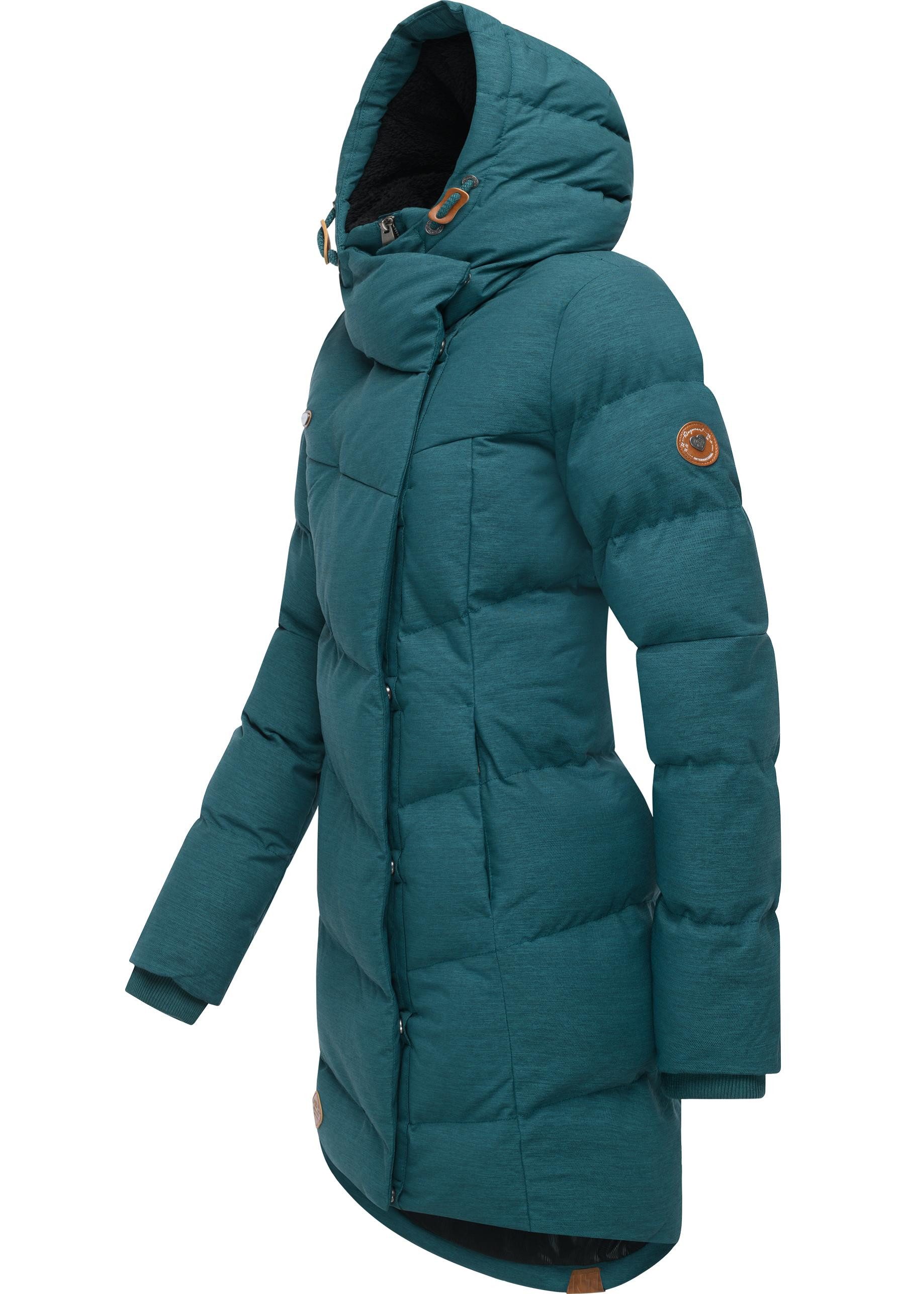 Ragwear Wintermantel Pavla stylischer Winterparka mit Teddyfutter und Kapuze – Bild 2 von 5