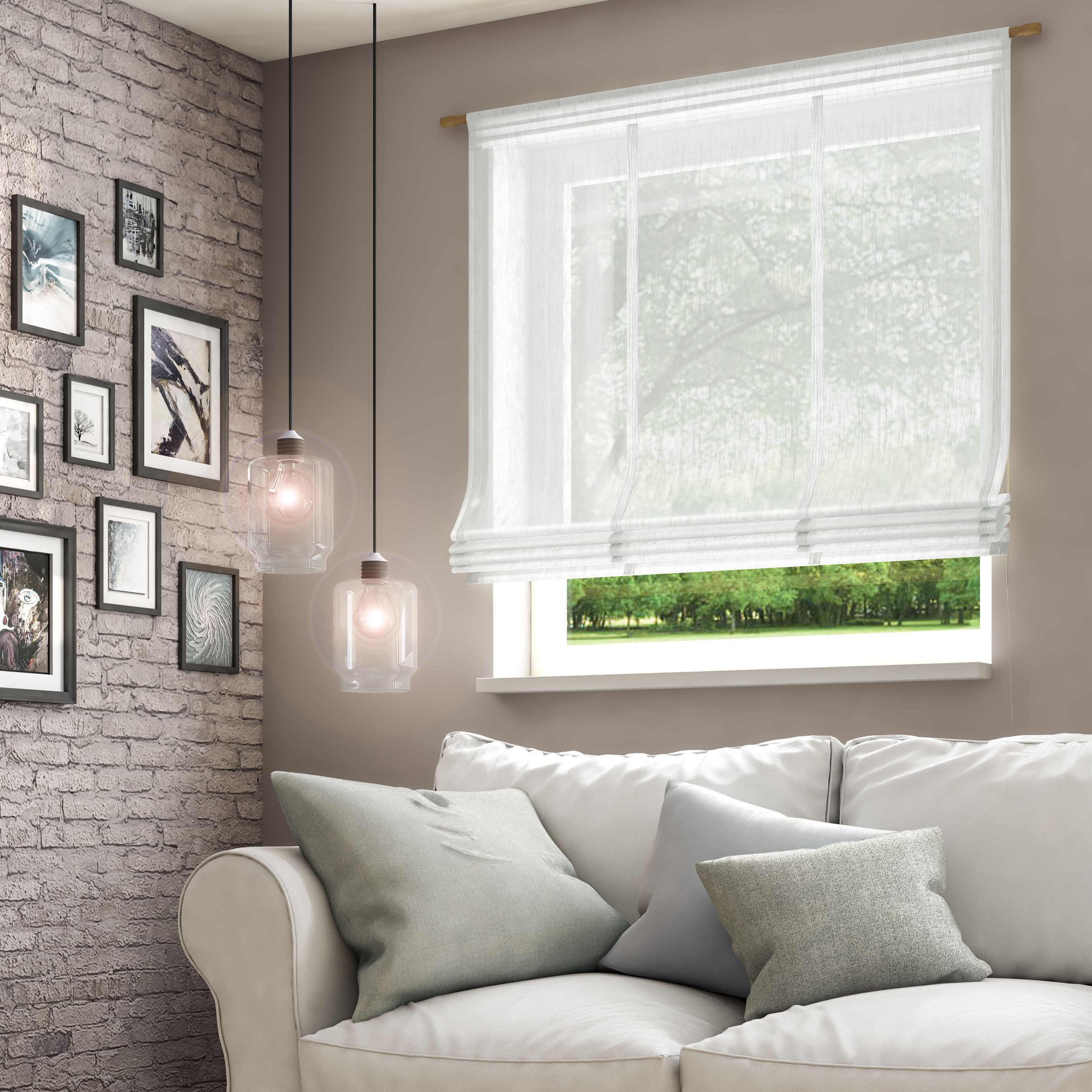 Neutex for you! Raffrollo Libre-ECO, mit Stangendurchzug, freihängend günstig online kaufen