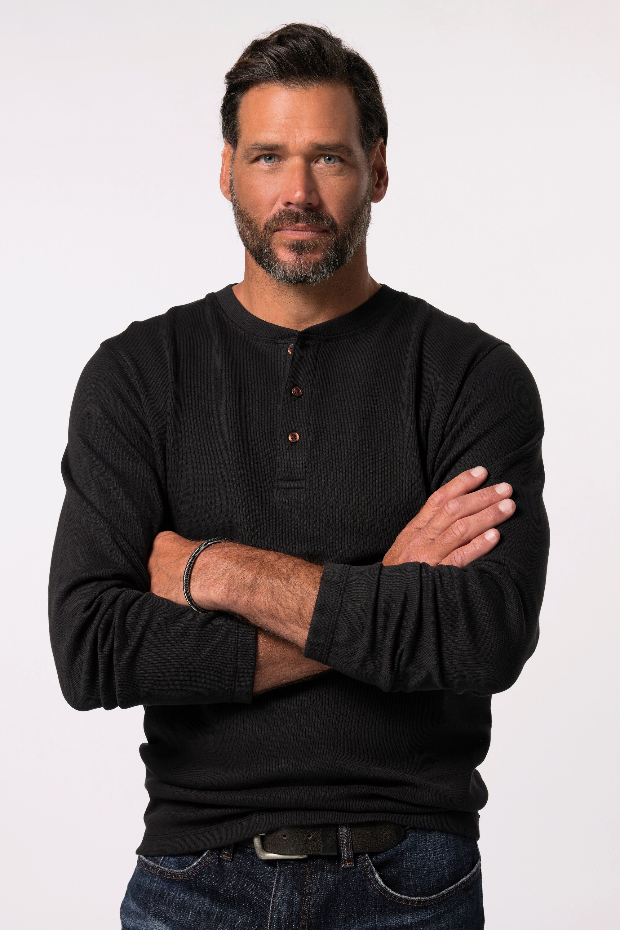 JP1880 T-Shirt JP 1880 Henley Langarm günstig online kaufen