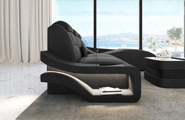 Sofa Dreams Ecksofa Polster Stoff Couch Sofa Elegante A - L Form Stoffsofa, wahlweise mit Bettfunktion