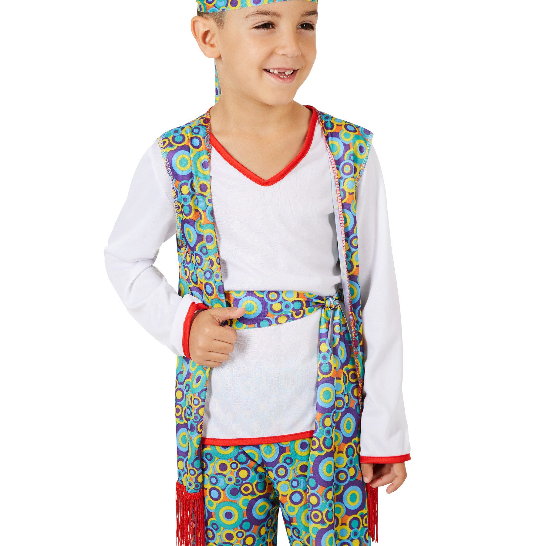 dressforfun Hippie-Kostüm Jungenkostüm Hippieboy, Schönes Langarmshirt