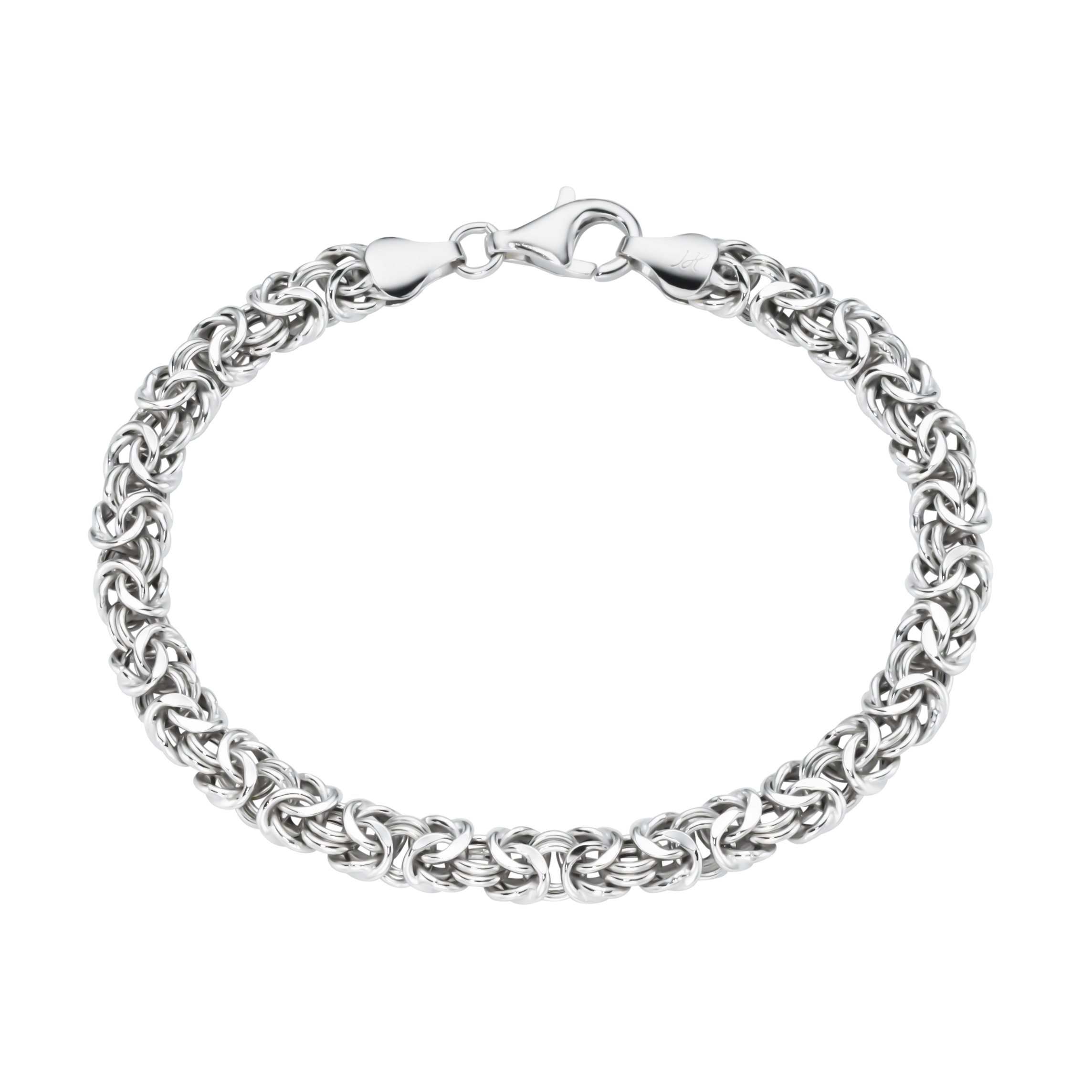 Silber 925 Armband oval, Königskette, Jewel Smart