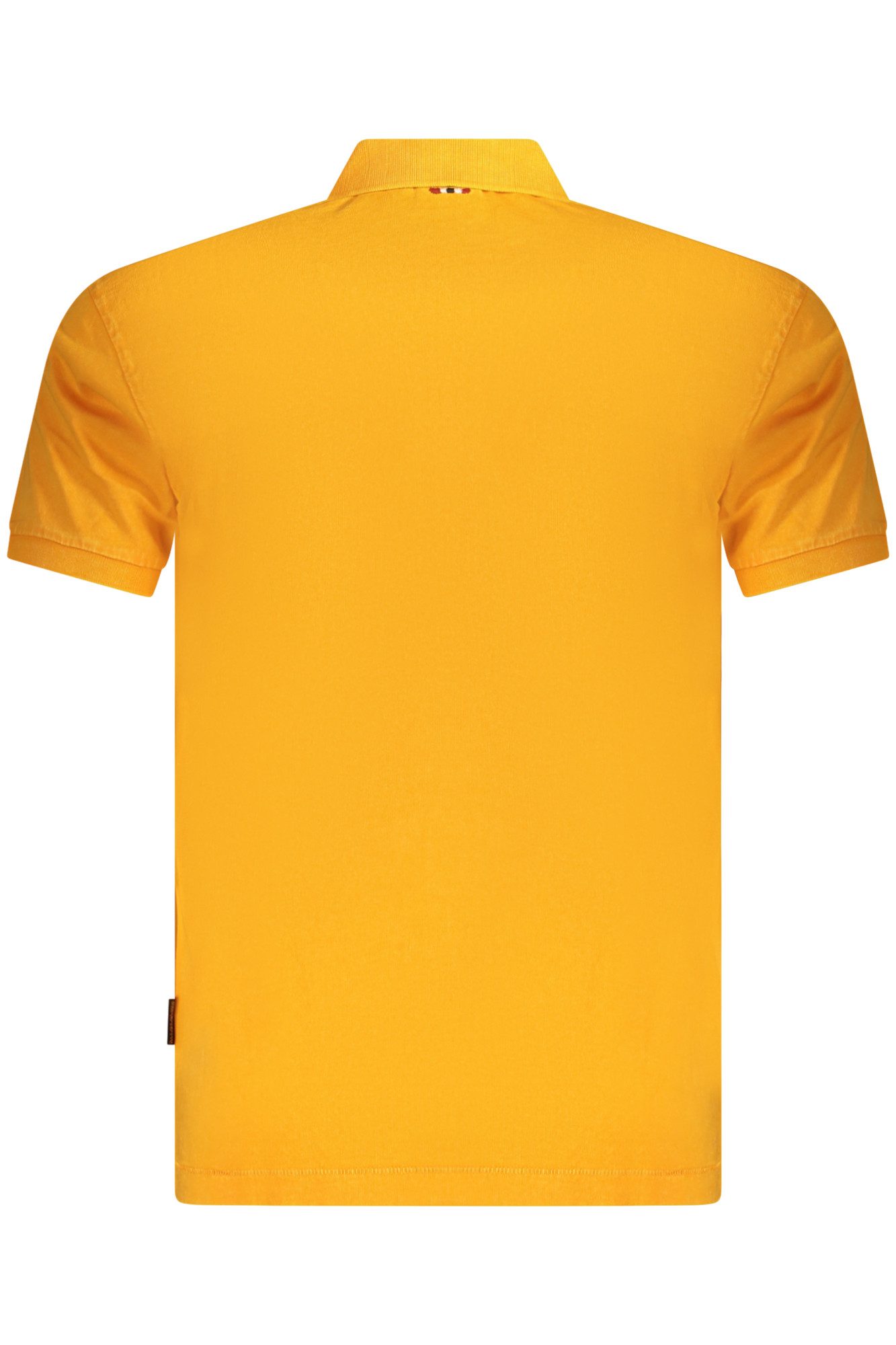 Napapijri Poloshirt Herren Kurzarm-Poloshirt Orange mit Stickerei und günstig online kaufen