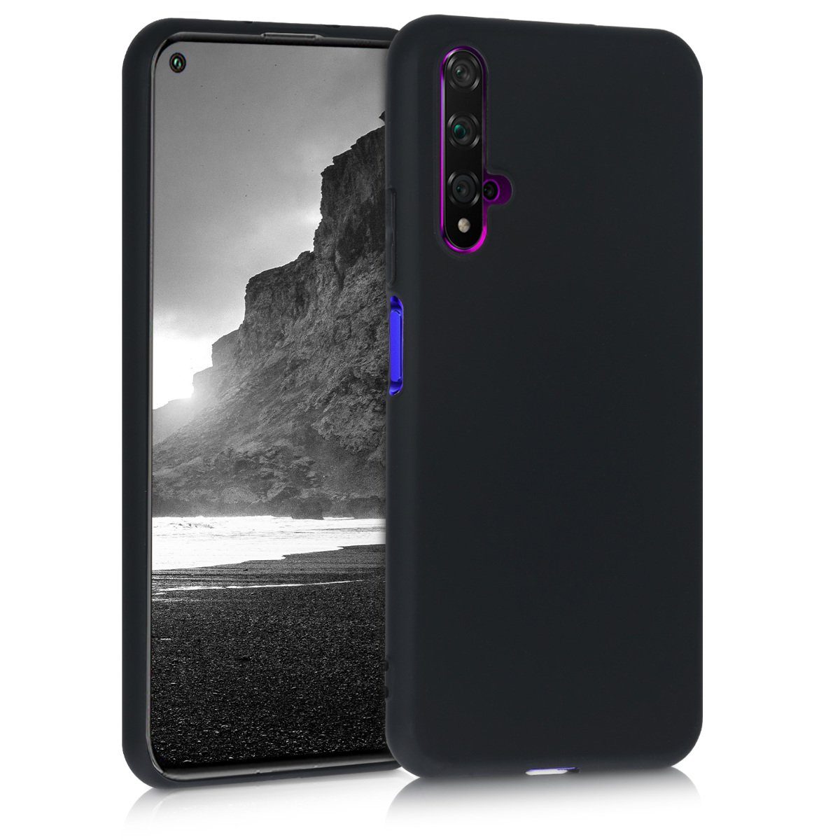 kwmobile Handyhülle Hülle für Huawei Nova 5T, Hülle Silikon Soft