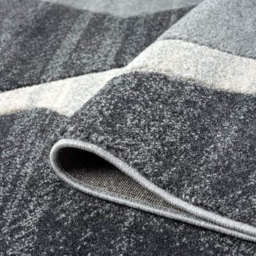 Teppich BONITO 7167, Carpet City, rechteckig, Höhe: 11 mm, Flachflor, Hochtief-Muster/ 3D-Effekt