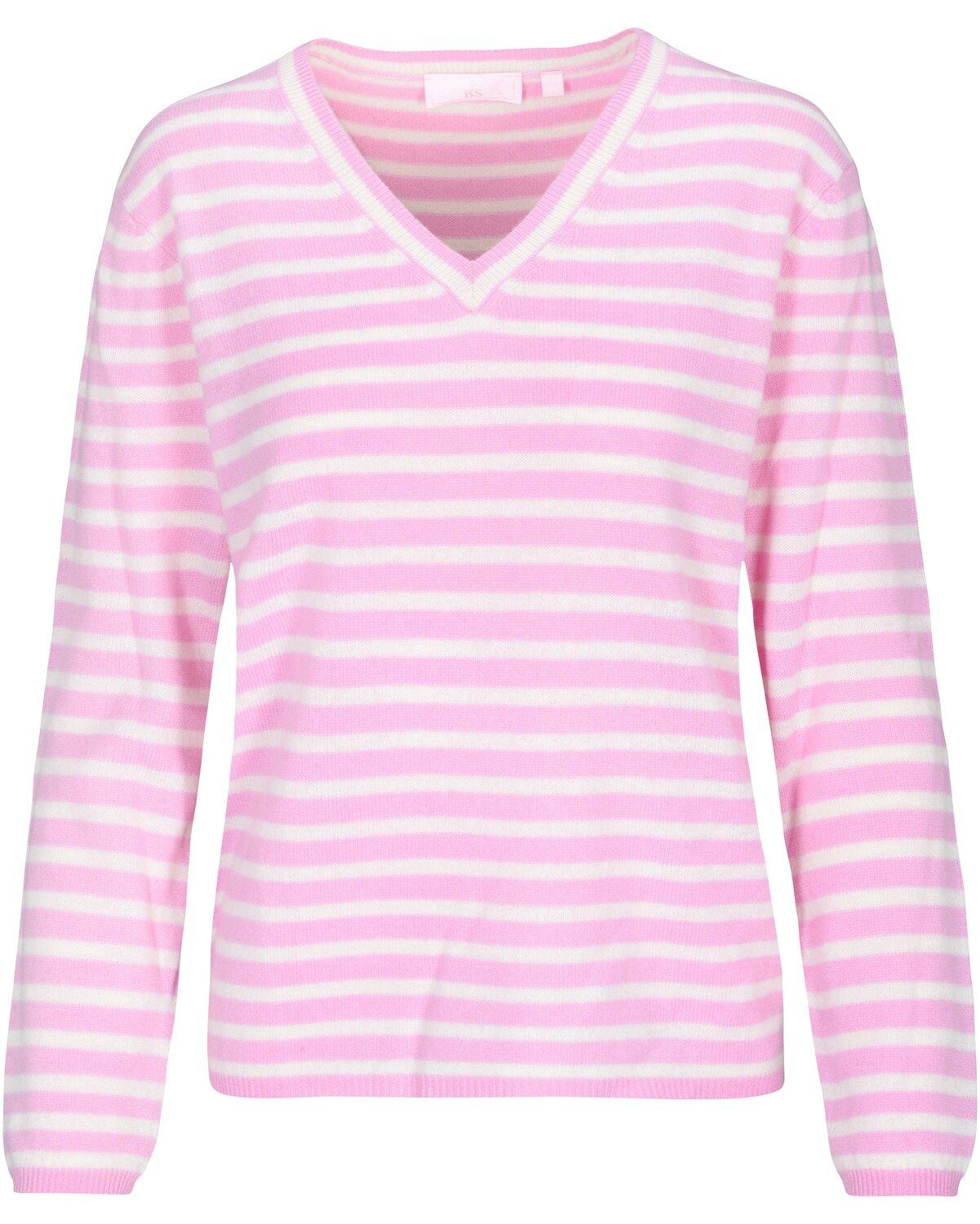 Strickpullover Ringel-V-Pullover