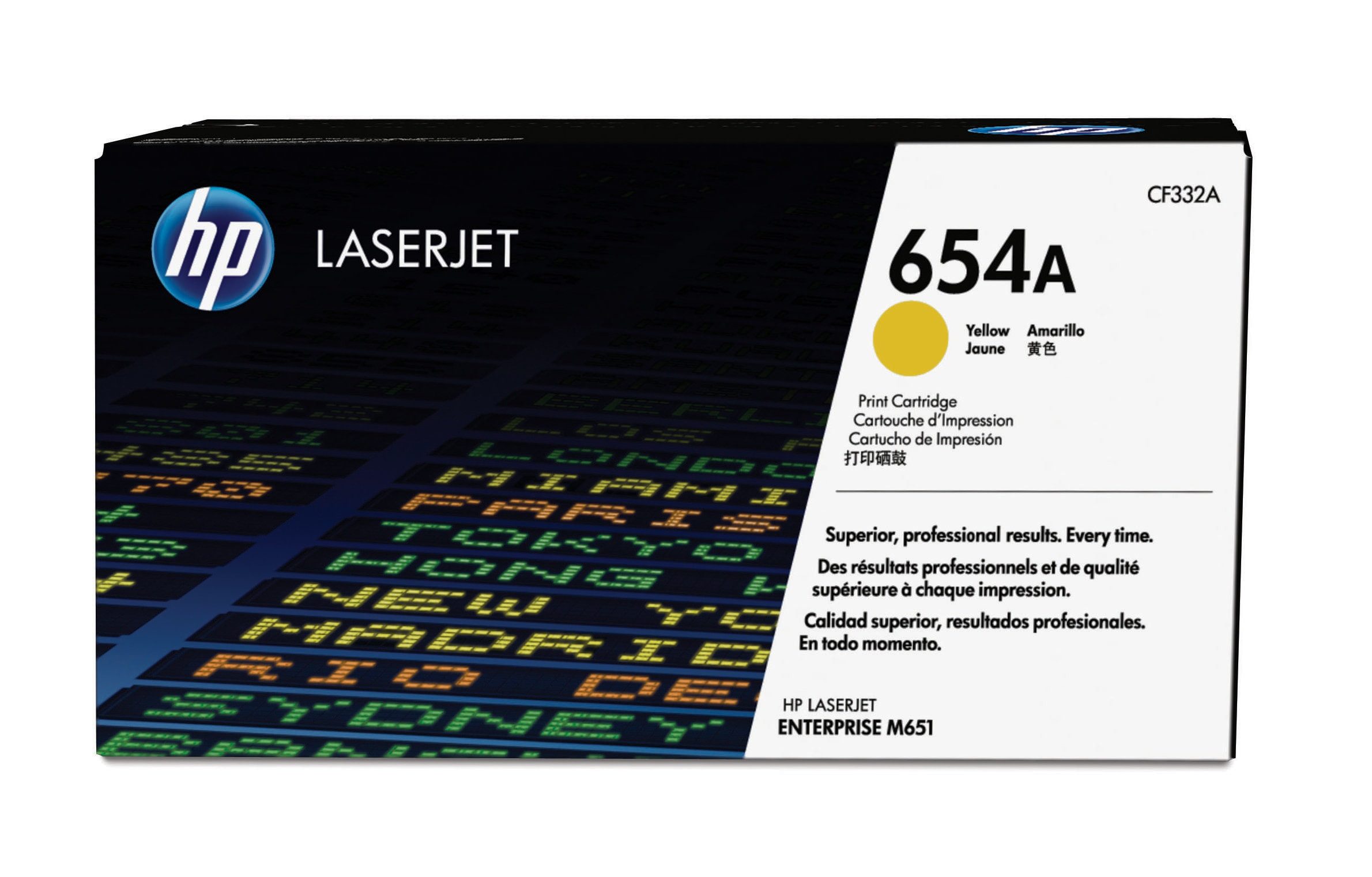 HP HP Toner CF332A 654A Gelb (ca. 15.000 Seiten) Tintenpatrone