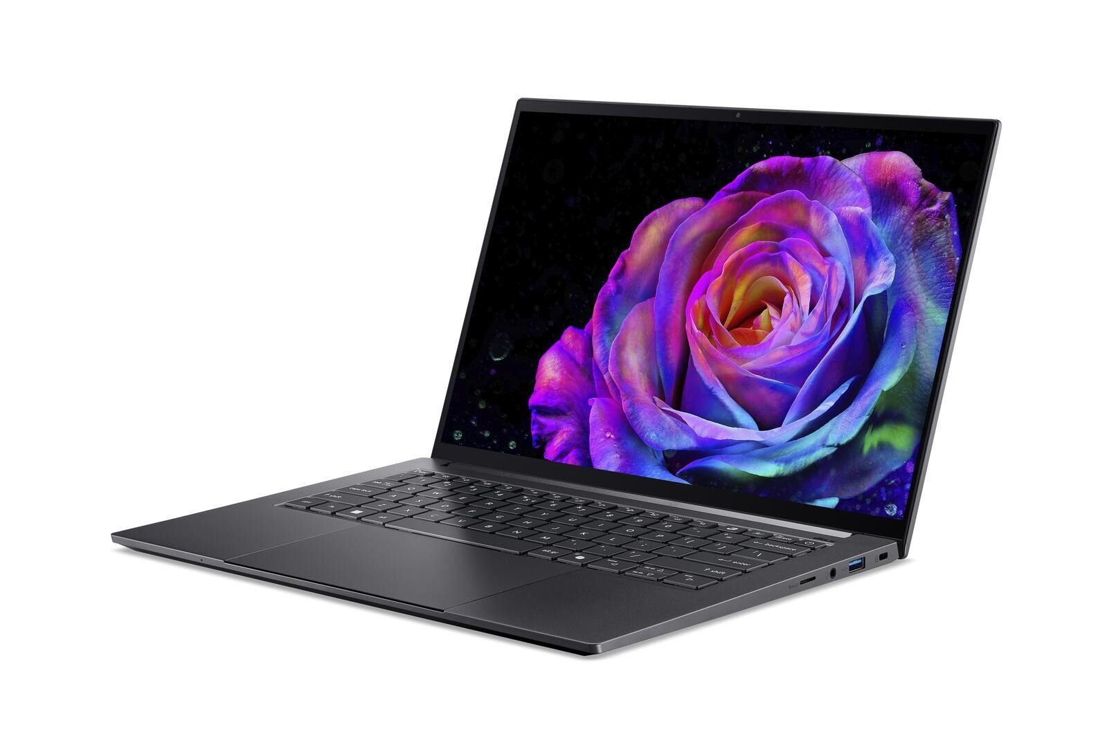 Acer Swift X 14 OLED SFX14 Intel Core Ultra 7 255H bis zu 5,1 GHz RTX 5060 Notebook (36,83 cm/14,5 Zoll, Intel Core Ultra 7 255H, RTX 5060, 32 GB, 1024 GB SSD, FHD Webcam, Thunderbolt 4, HDMI 2.1)