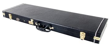 Rocktile E-Gitarren-Koffer E-Bass Koffer für Bässe im J-Style, Dickes Innenfutter, integriertes Innenfach
