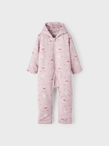 Name It Overall NBFMAXI SUIT RABBIT, Bündchen zum Umschlagen für warme Füße