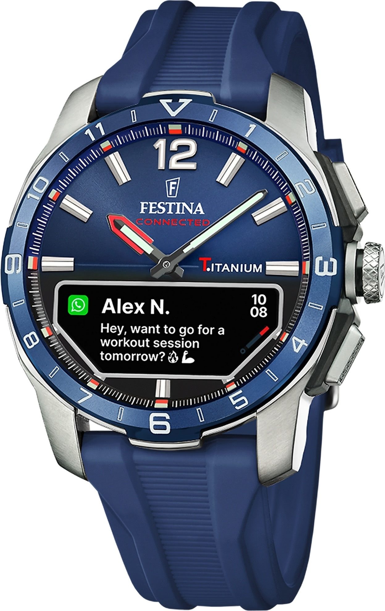Festina Multifunktionsuhr Festina Herrenuhr Silikon blau günstig online kaufen