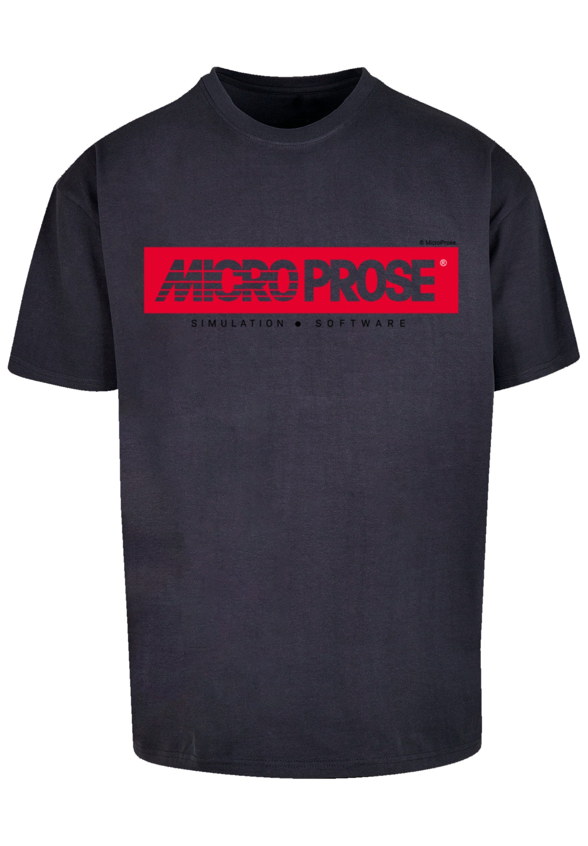 MicroProse F4NT4STIC navy Print T-Shirt