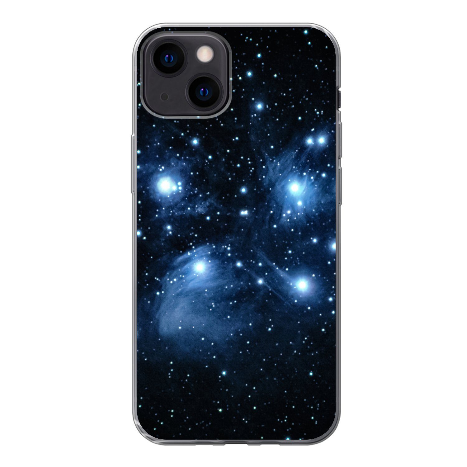 MuchoWow Handyhülle für Apple iPhone 13 Universum - Planeten - Sterne - Jungen - Mädchen -, Smartphone-Bumper, Print, Handy Schutzhülle Dünn