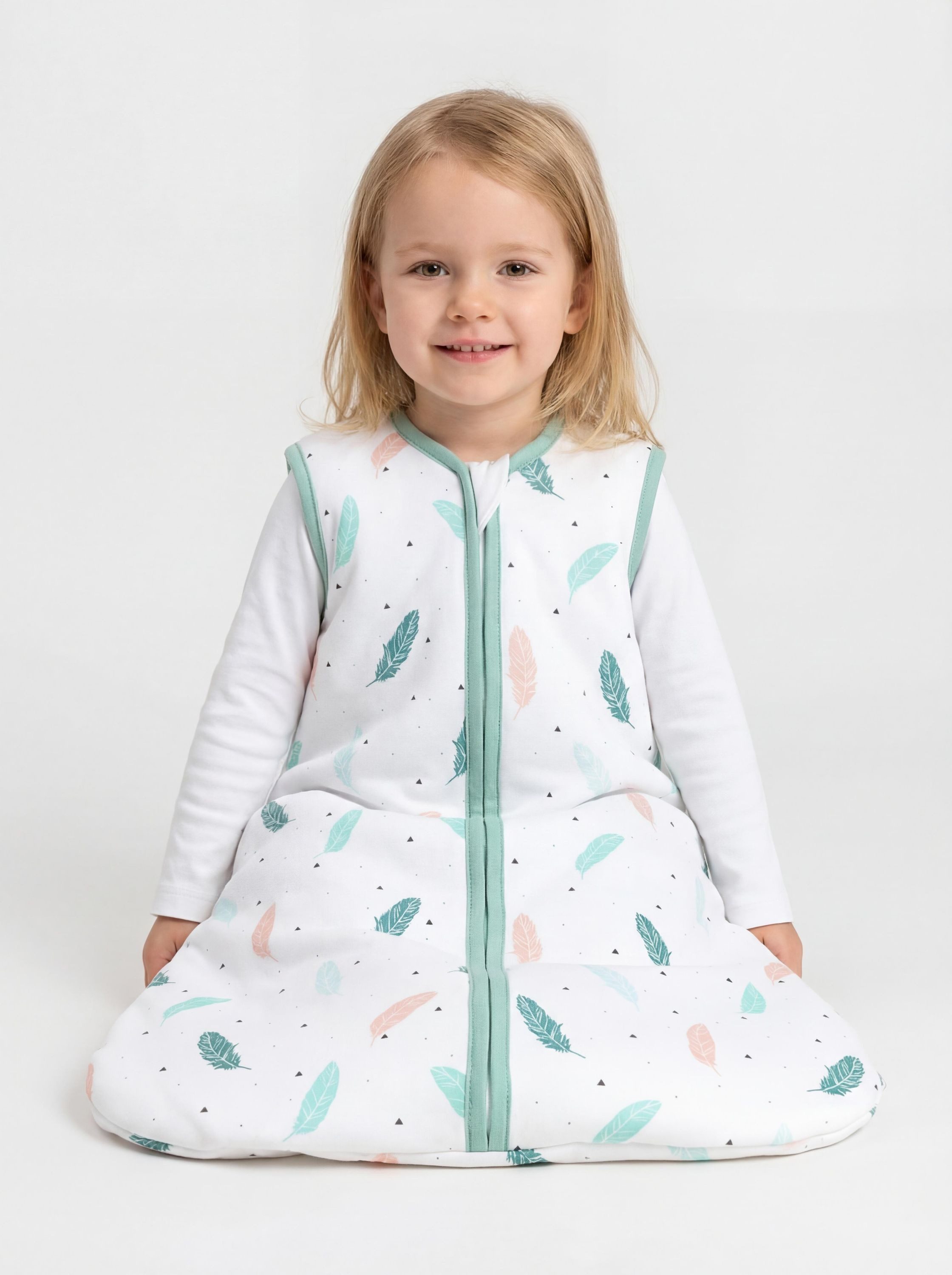 TupTam Babyschlafsack Kugelschlafsack ohne Ärmel 2.5 TOG Ganzjahr – Bild 3 von 5