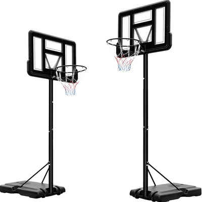 Femor Basketballkorb, Transportable Basketballständer mit Räder