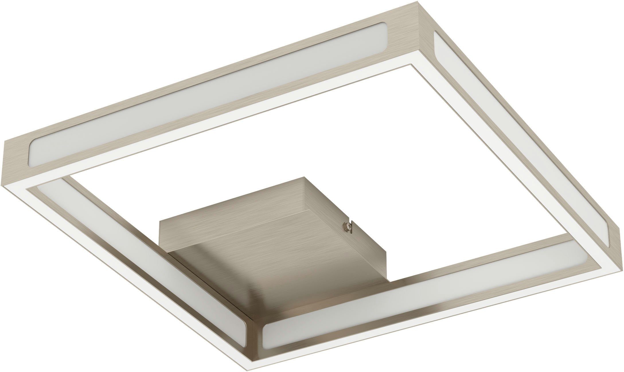 EGLO Deckenleuchte - fest LED 2,8W Warmweiß, ALTAFLOR, Stahl in integriert, nickel - aus Deckenleuchte Warmweiß