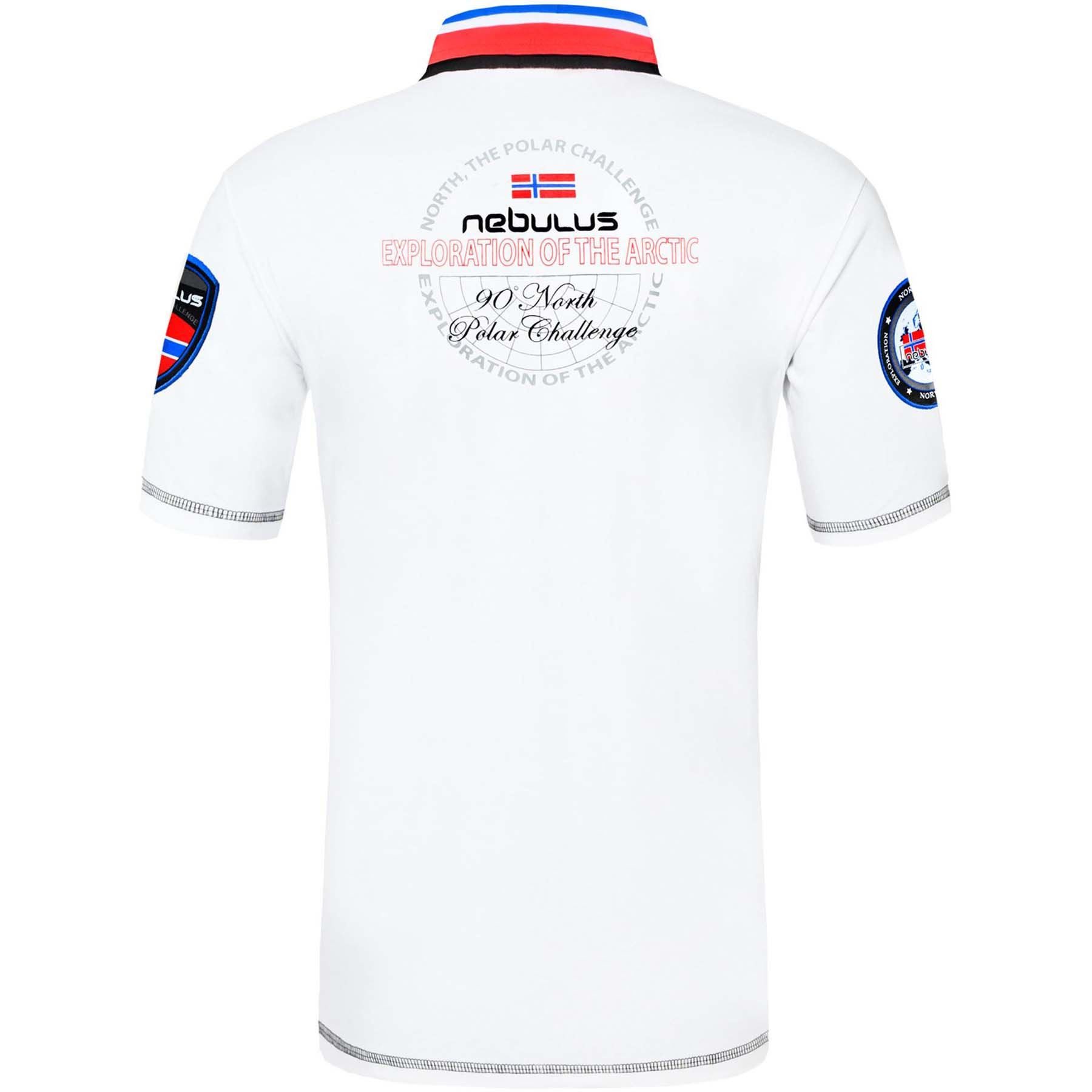 Nebulus Poloshirt BENTER, Q807 - Herren, weiß, XXL