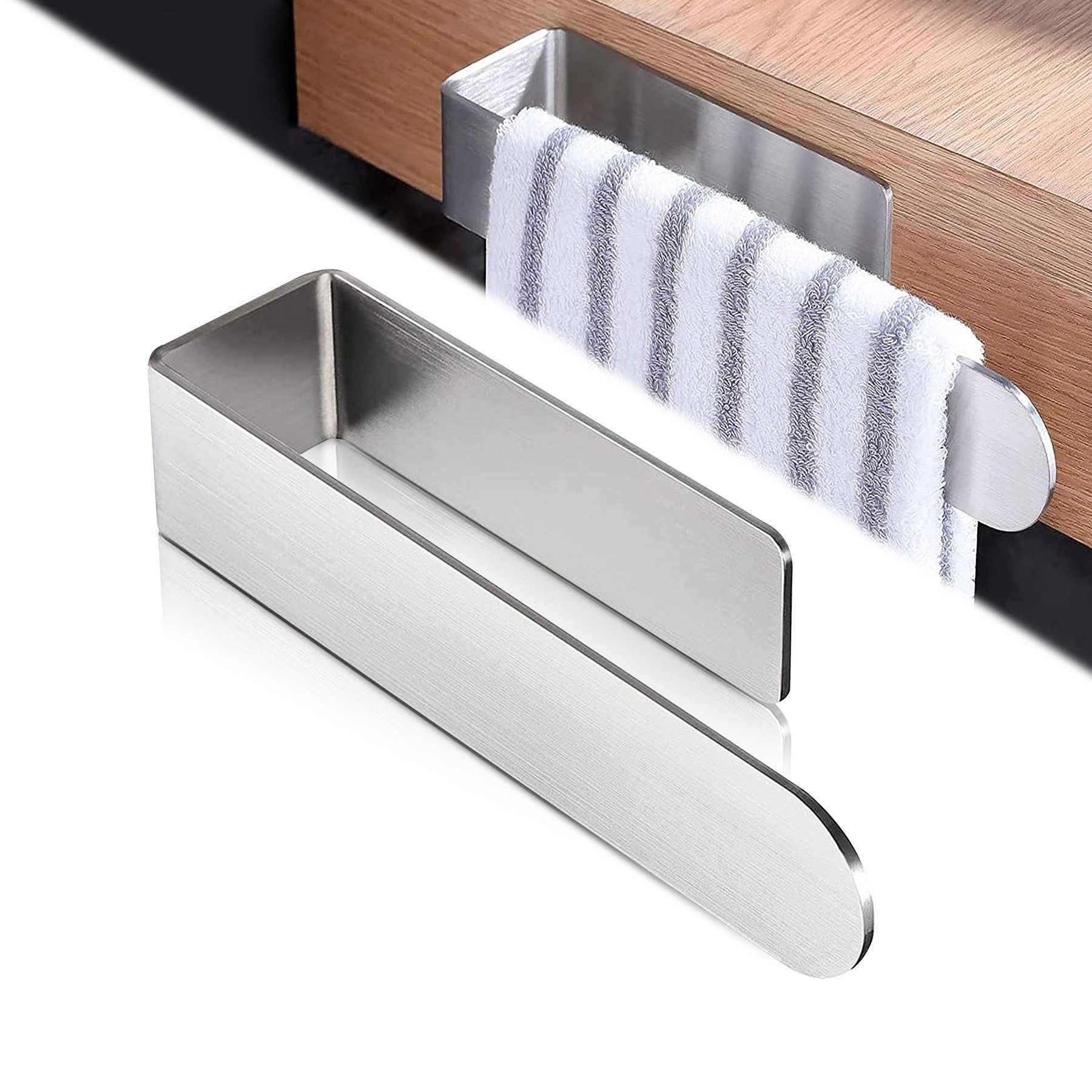 CALIYO Handtuchhalter Selbstklebend Bad Ohne Bohren Handtuchhalterung 23CM/ günstig online kaufen