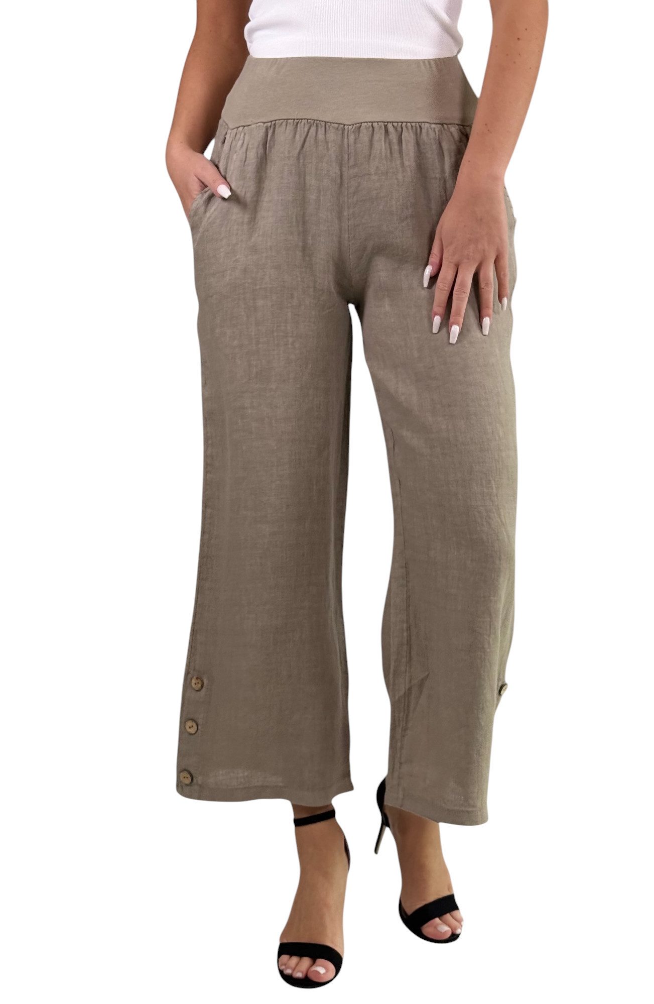 Mississhop Leinenhose Leinenhose 100 % Leinen günstig online kaufen