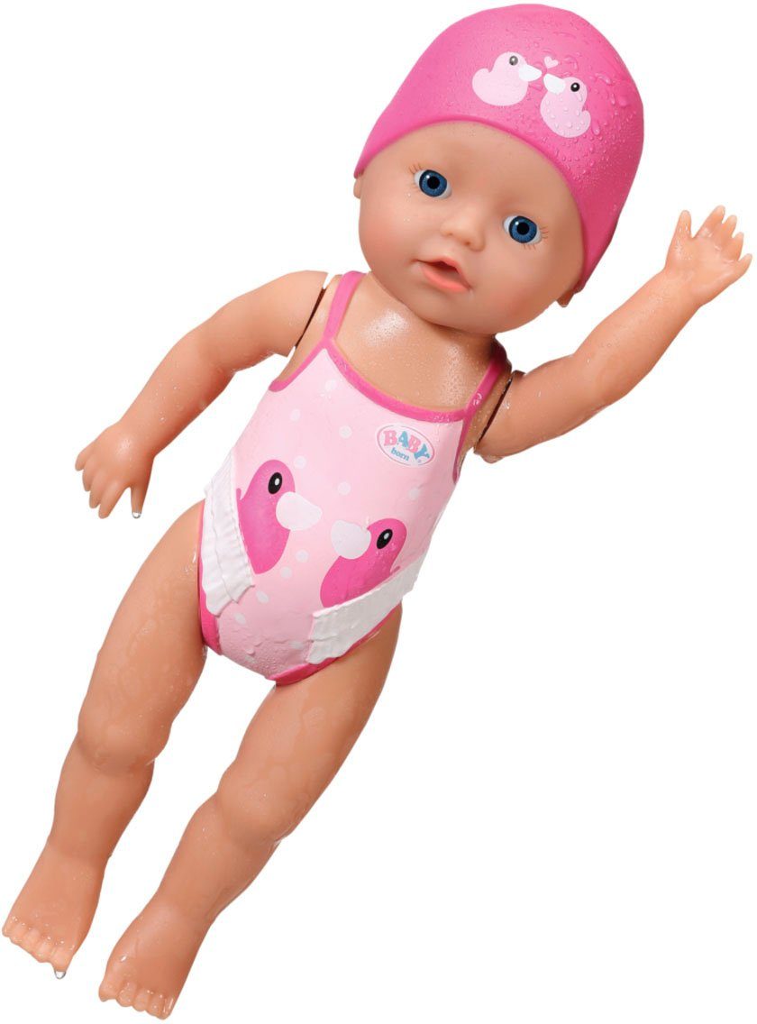 Baby Born Babypuppe My First Swim Girl, 30 cm, schwimmt Kraul und Schmetterling